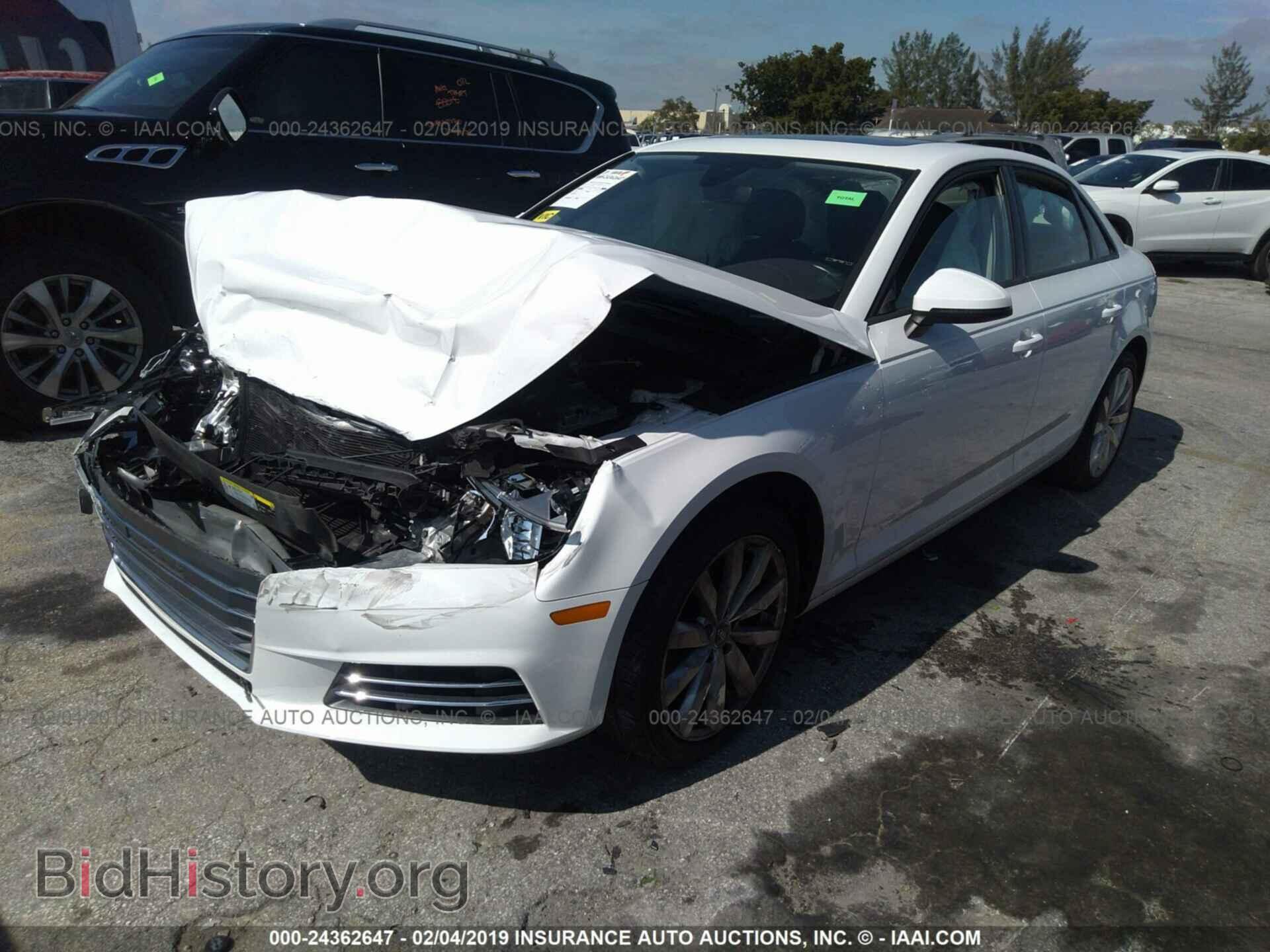 2017 AUDI A4 - VIN: WAUGMAF4XHN053724 - Фото 2