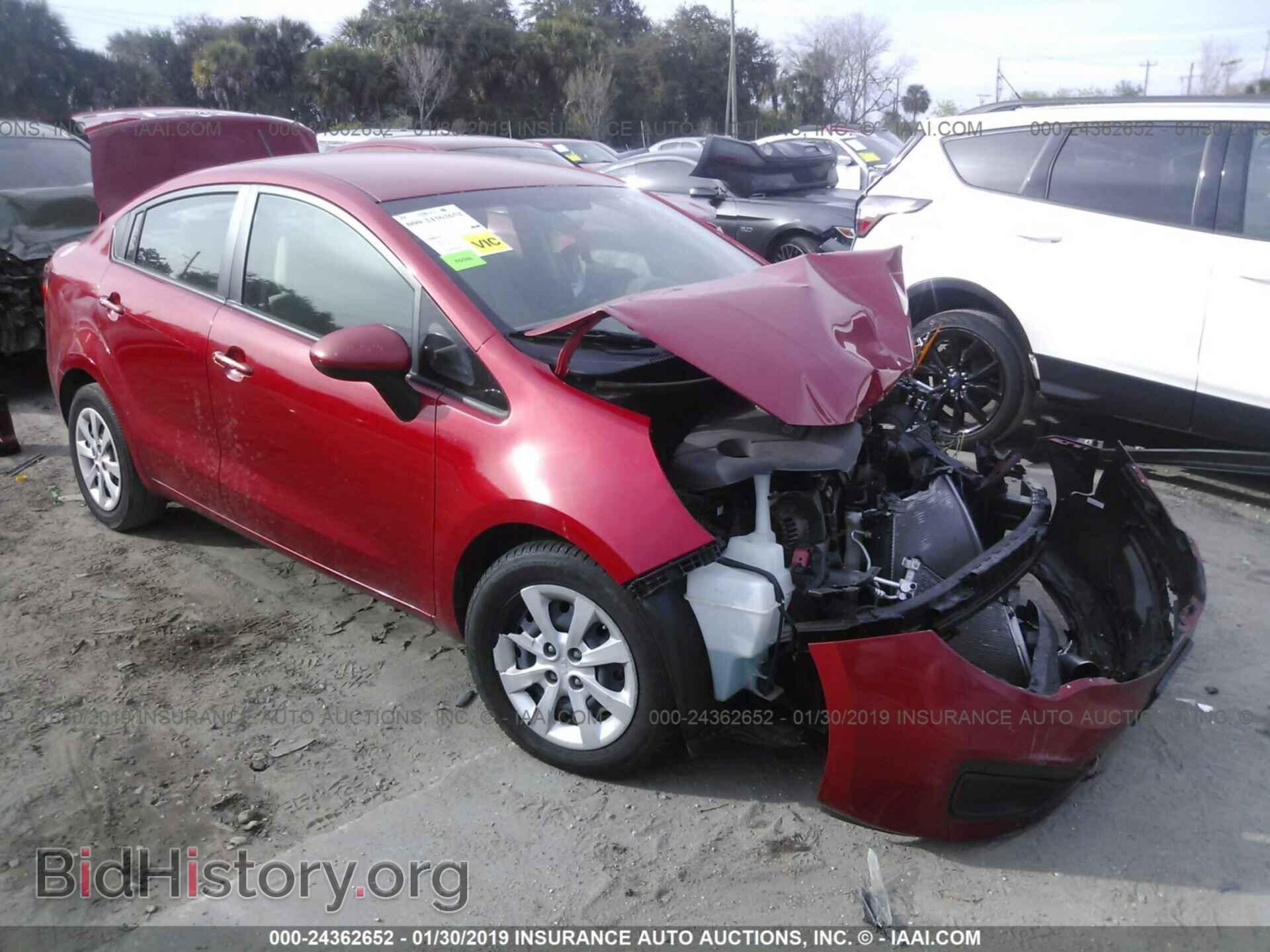 Фотография KNADM4A33C6084125 - KIA RIO 2012