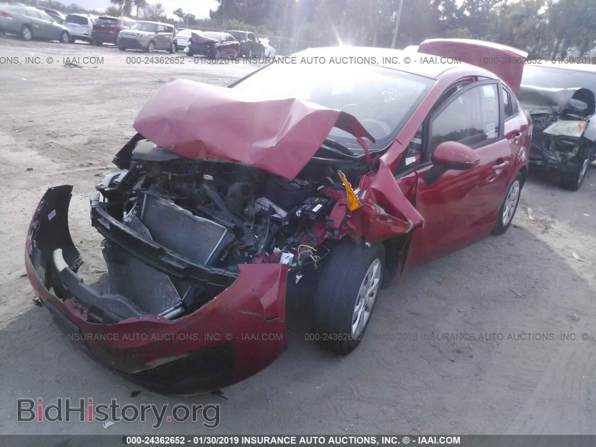 2012 KIA RIO - VIN: KNADM4A33C6084125 - Фото 2