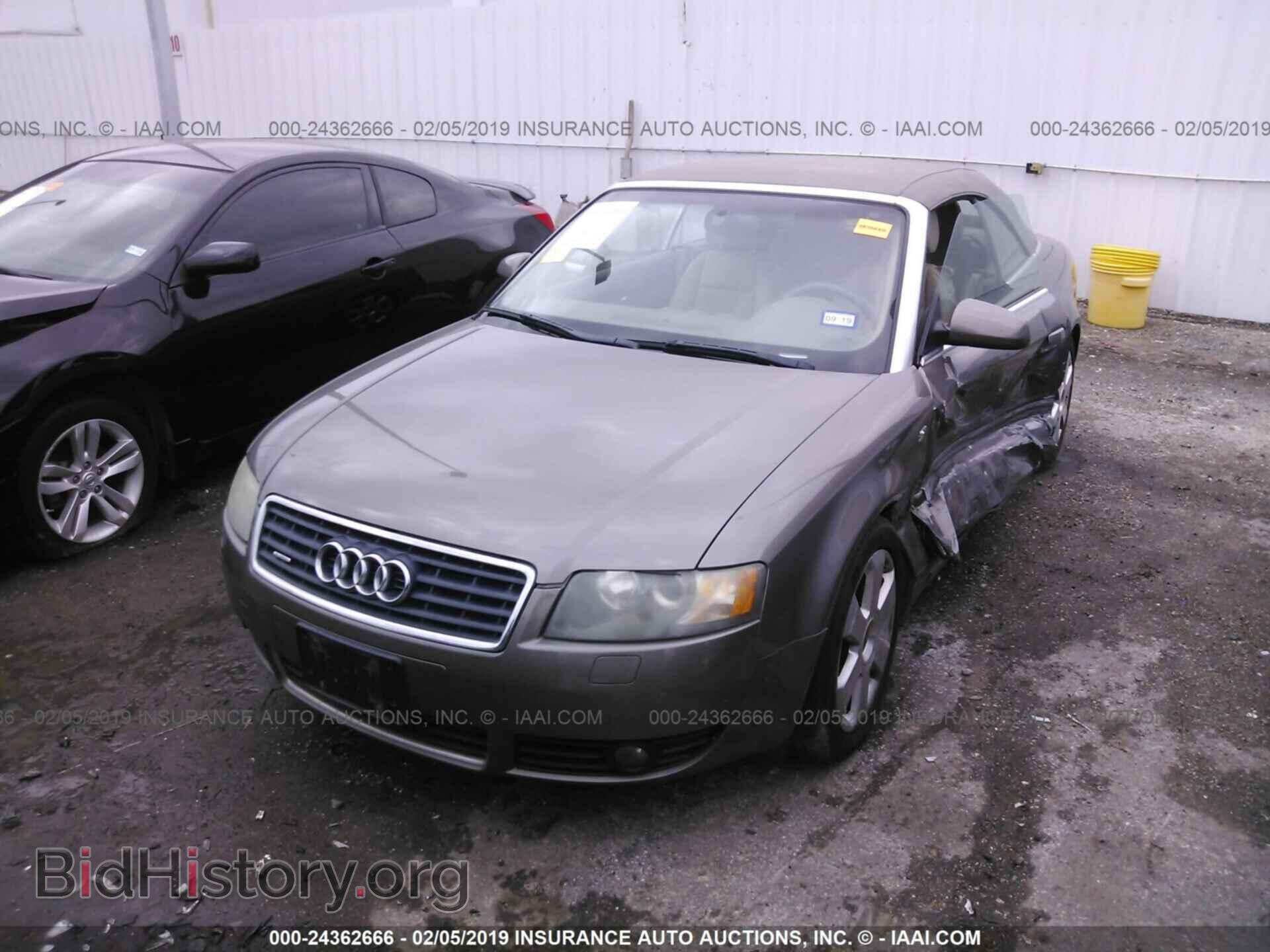 2005 AUDI A4 - VIN: WAUDT48HX5K003247 - Фото 2