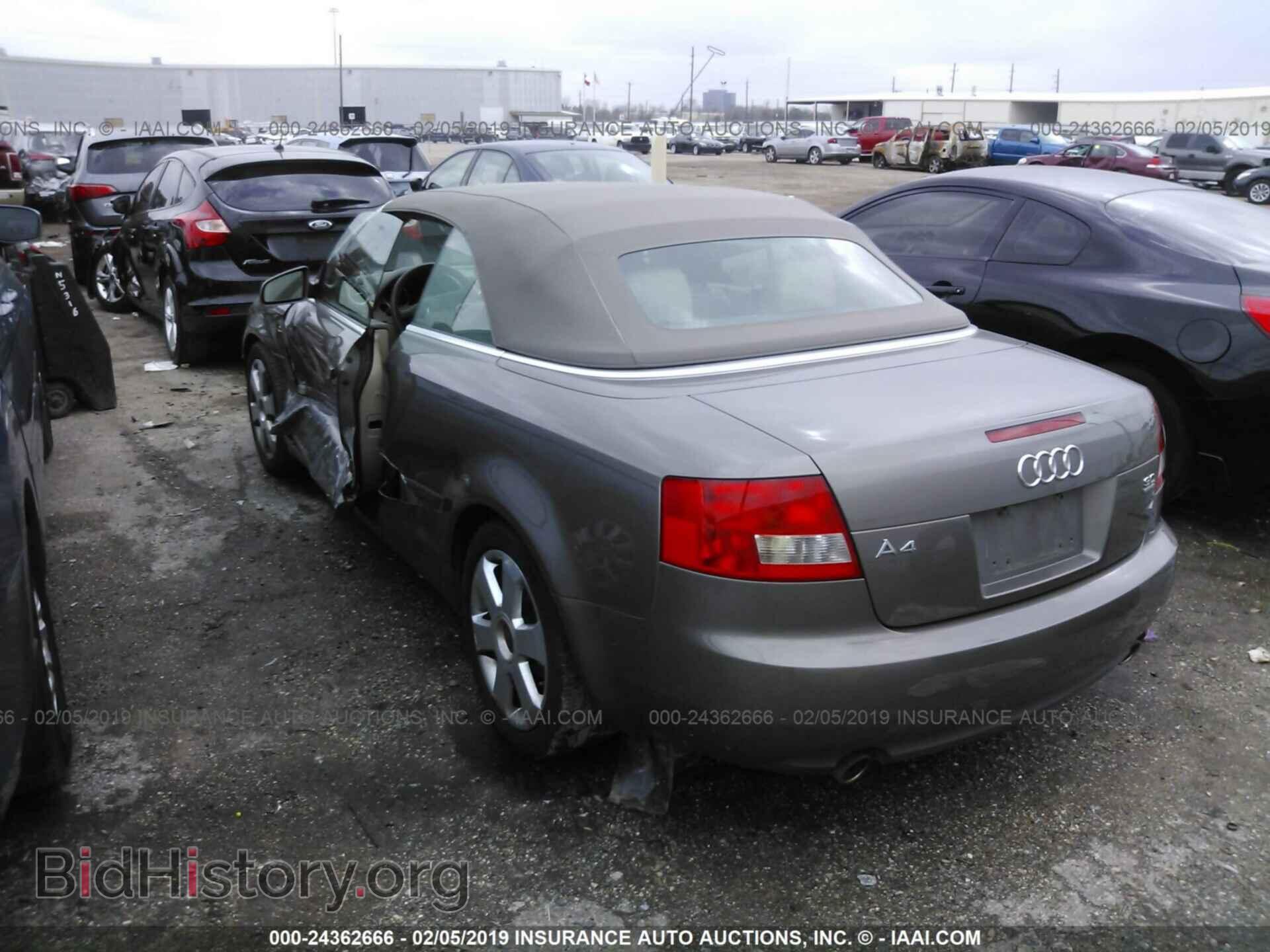 2005 AUDI A4 - VIN: WAUDT48HX5K003247 - Фото 3