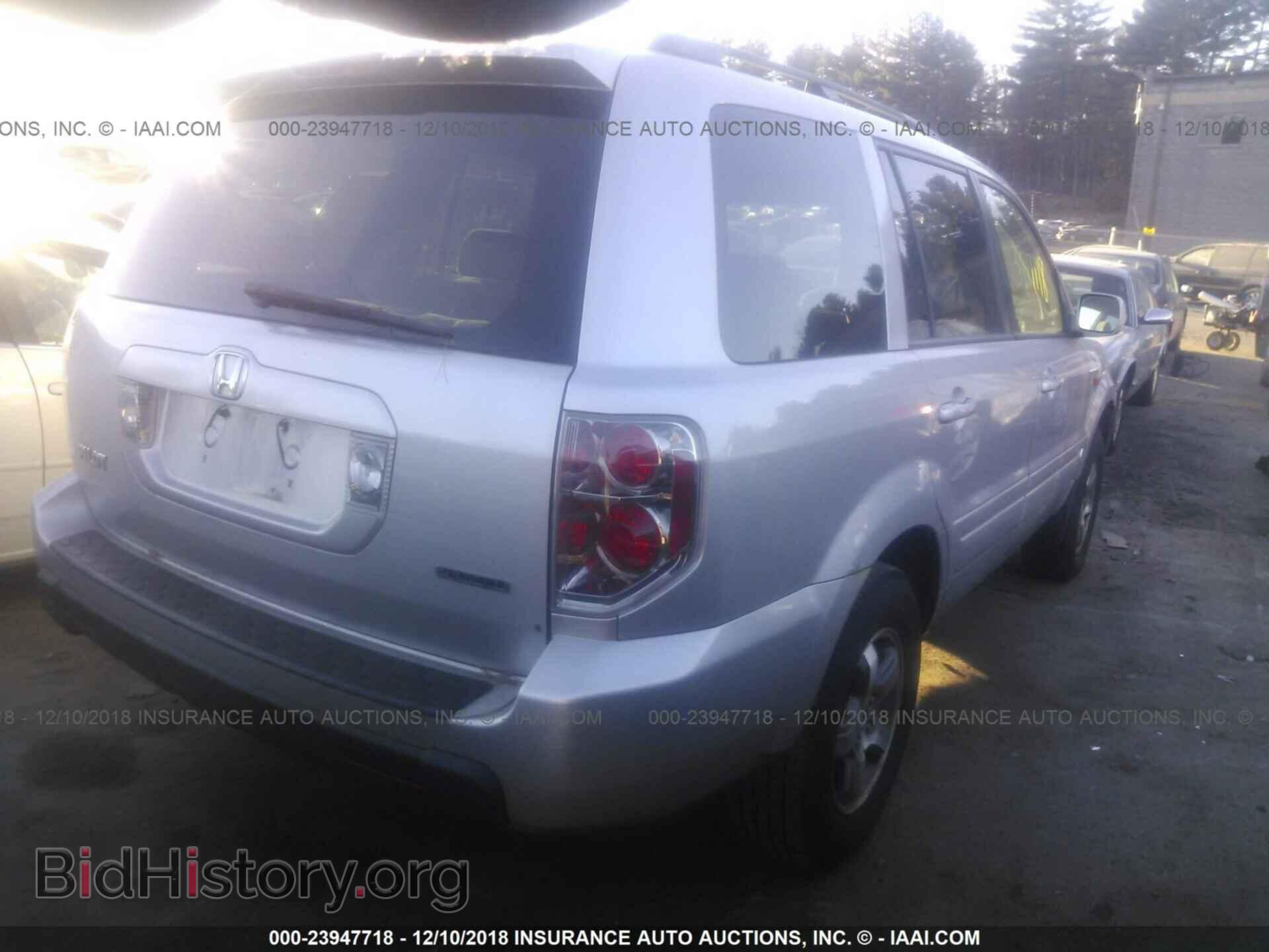 2006 HONDA PILOT - VIN: 2HKYF18426H527516 - Фото 4