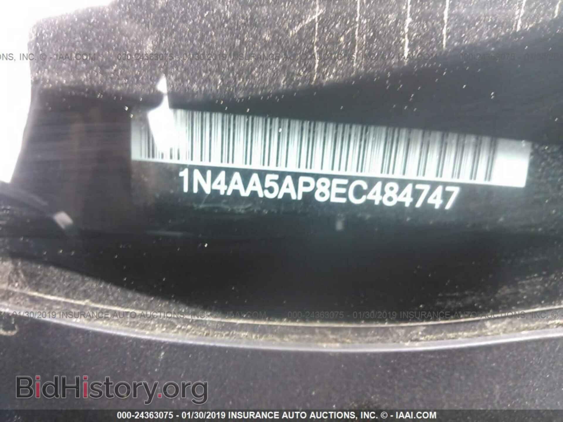 2014 NISSAN MAXIMA - VIN: 1N4AA5AP8EC484747 - Фото 9