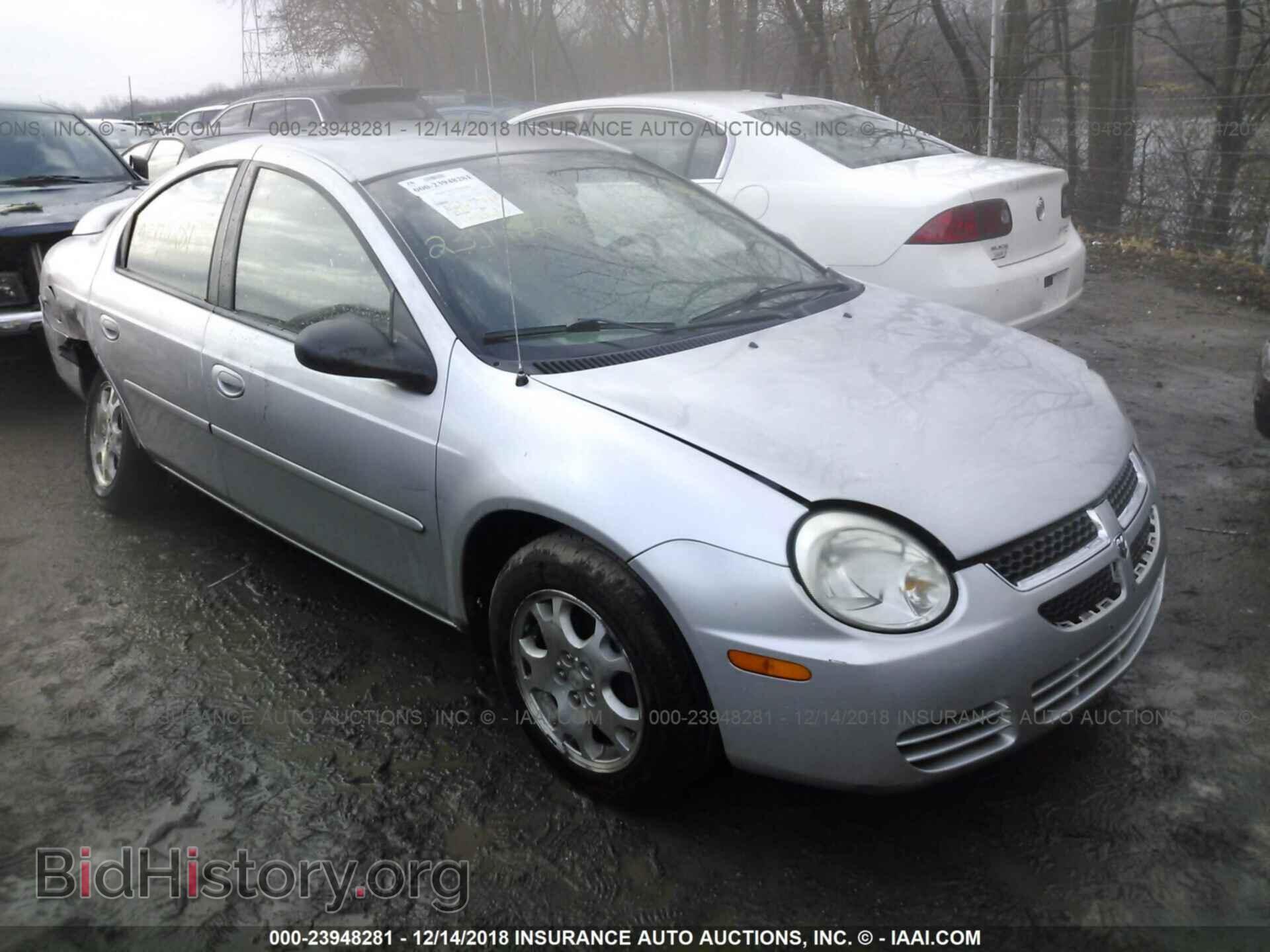 Photo 1B3ES56C85D101092 - DODGE NEON 2005