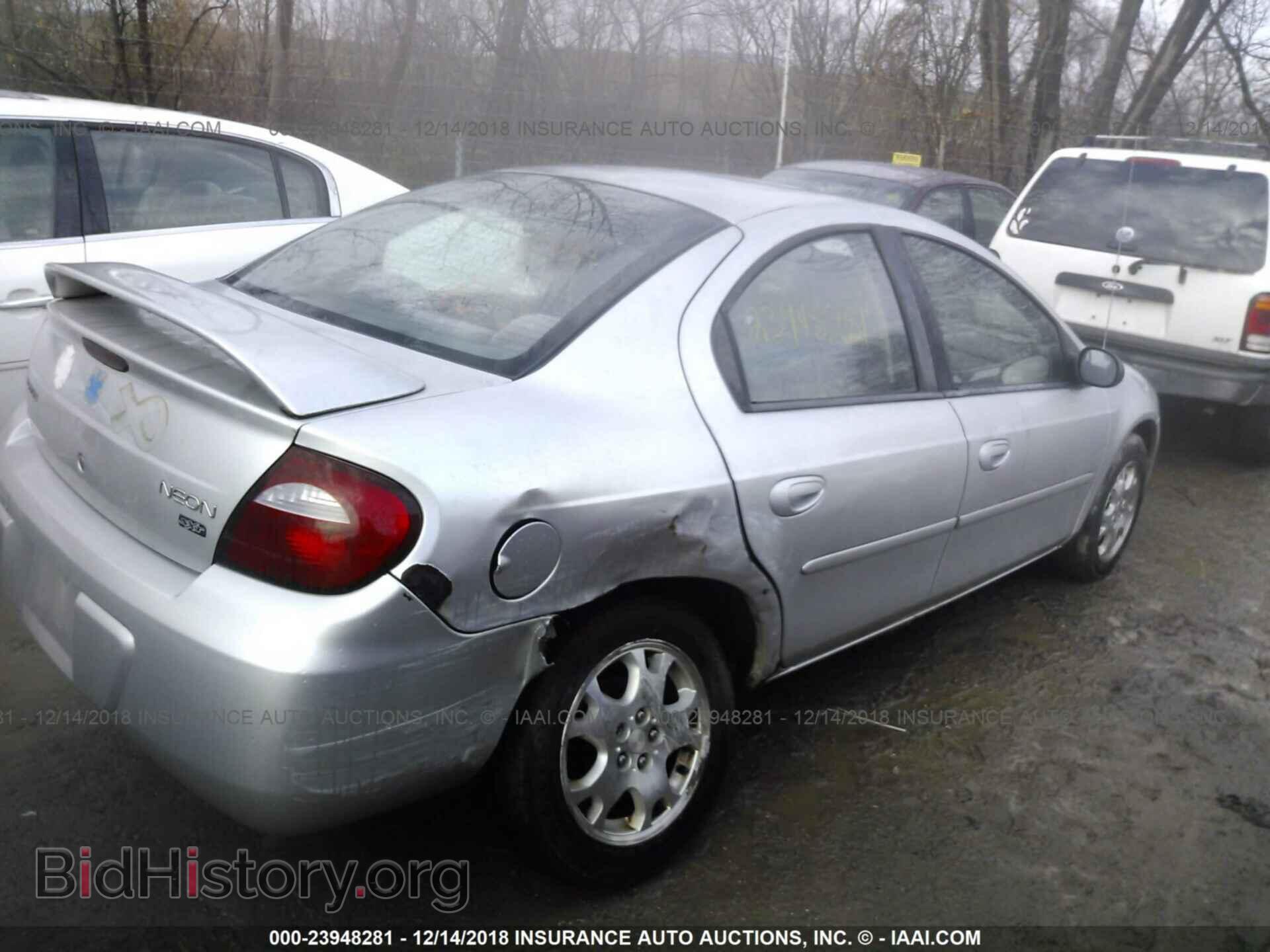 2005 DODGE NEON - VIN: 1B3ES56C85D101092 - Фото 4