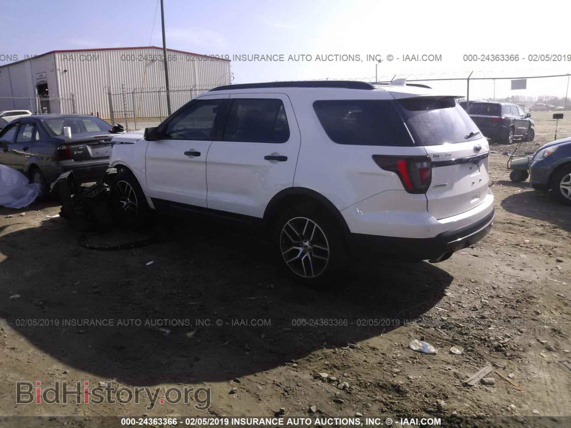 2016 FORD EXPLORER - VIN: 1FM5K8GT0GGD20544 - Фото 3