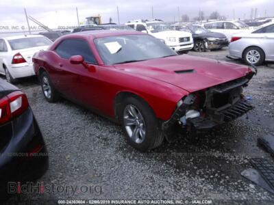 2016 Dodge CHALLENGER SXT, red — VIN 2C3CDZAG2GH131491, IAAI