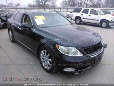 2008 Lexus LS 460, черный — VIN JTHBL46F185074088, IAAI
