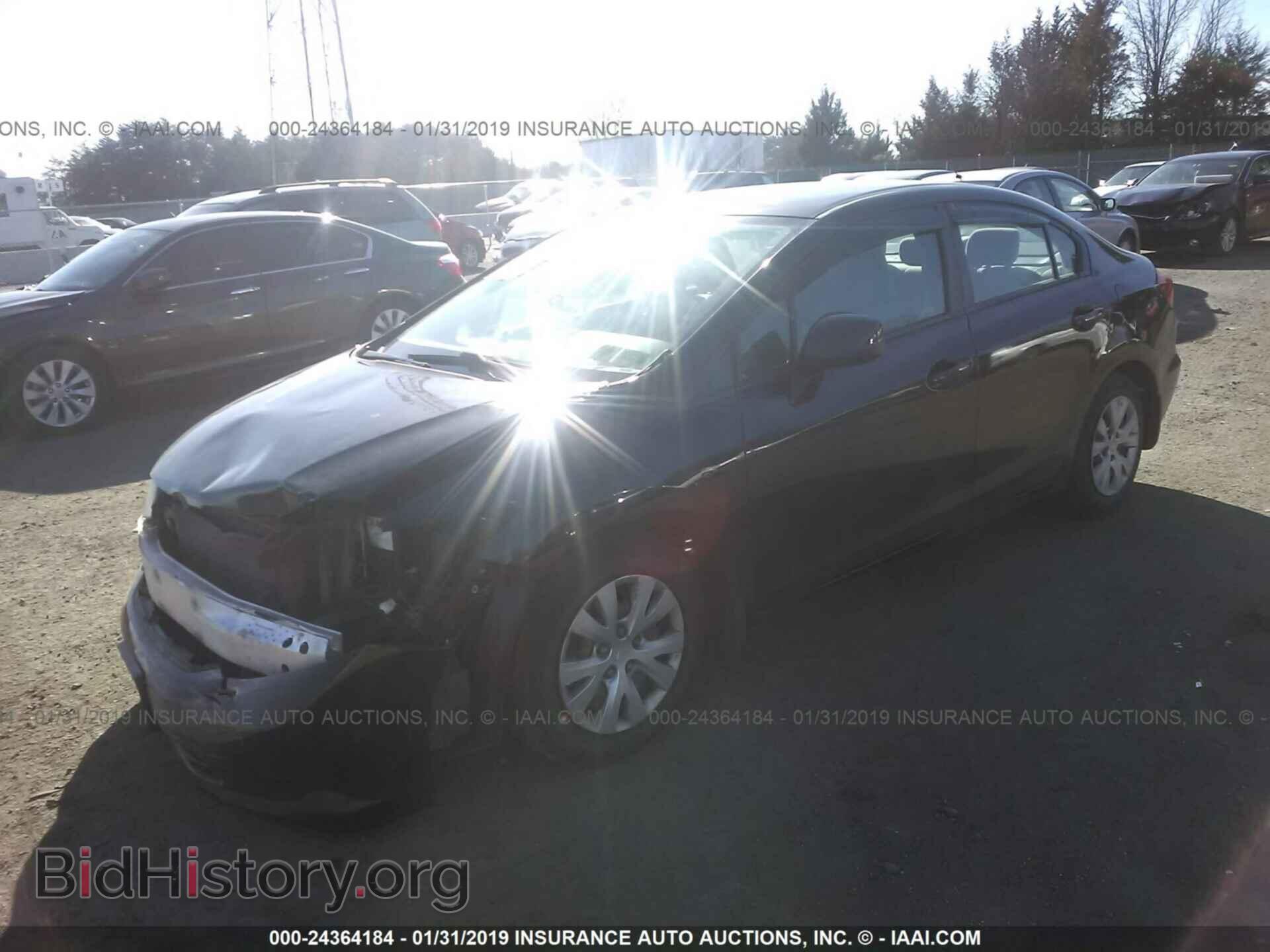 2012 HONDA CIVIC - VIN: 2HGFB2F5XCH333231 - Photo 2