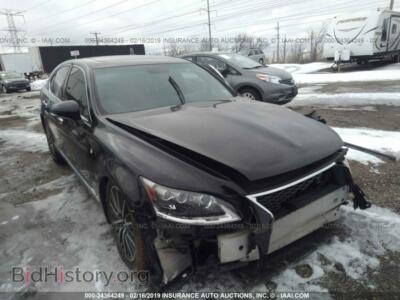 2013 Lexus LS 460, black — VIN JTHCL5EF9D5016574, IAAI