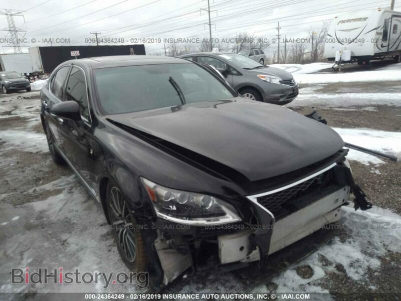 2013 Lexus LS 460 (VIN JTHCL5EF9D5016574) — фото 1 из 10, IAAI, повреждение: левая передняя часть