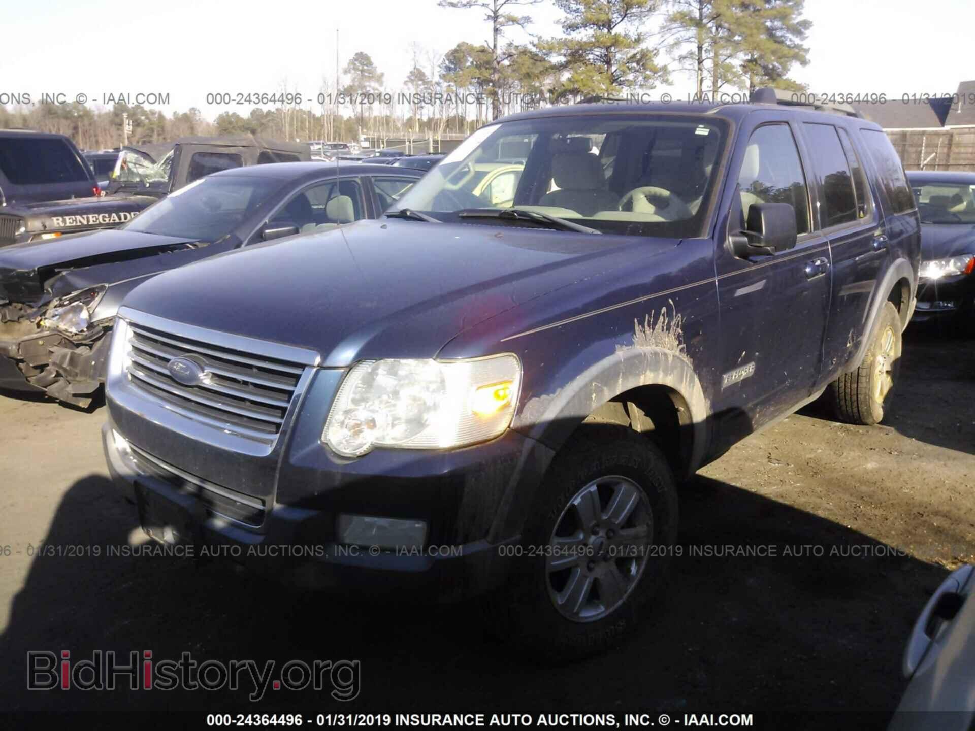 2007 FORD EXPLORER - VIN: 1FMEU73E67UB30387 - Фото 2