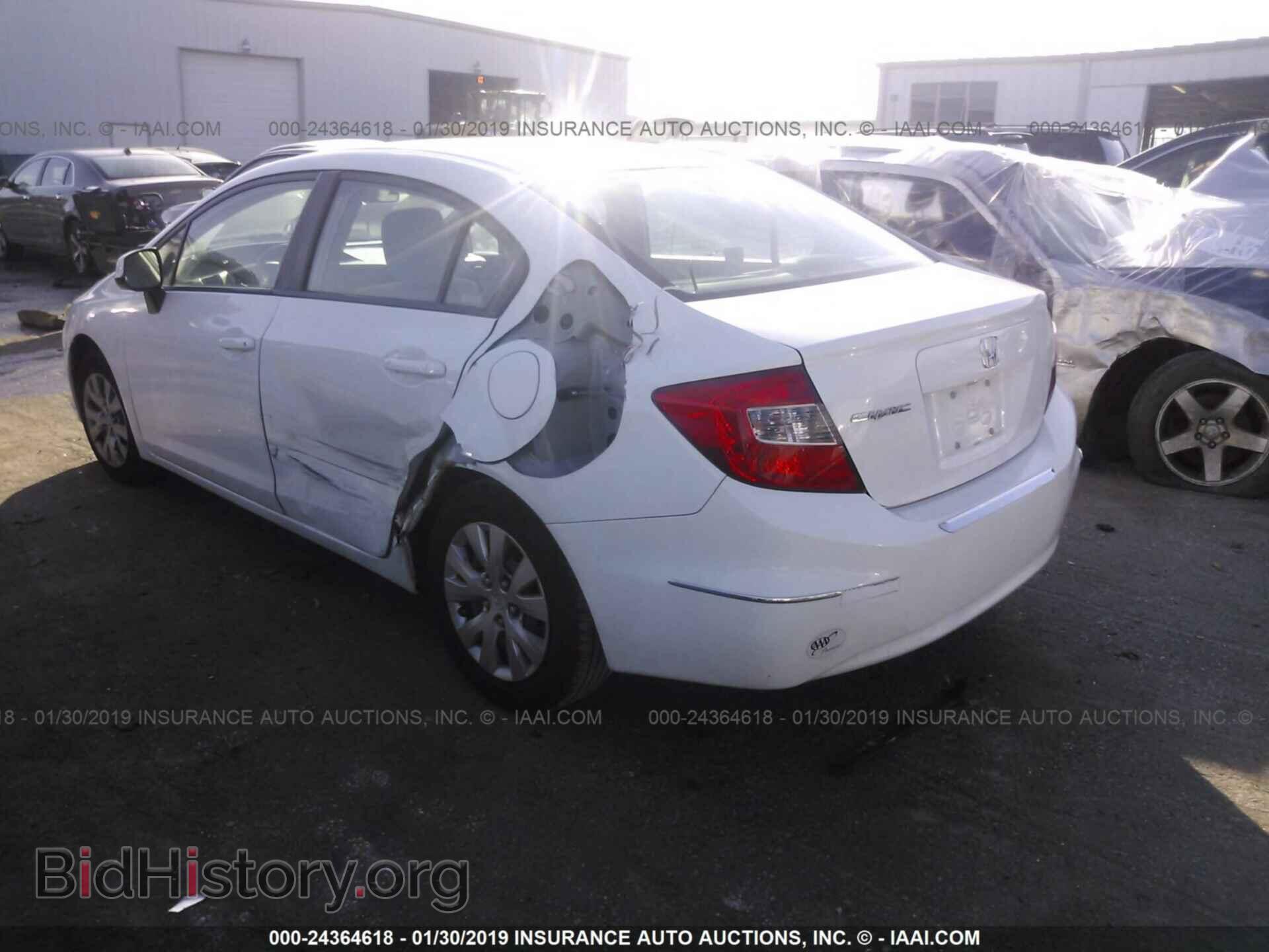 2012 HONDA CIVIC - VIN: 2HGFB2F50CH304367 - Фото 3