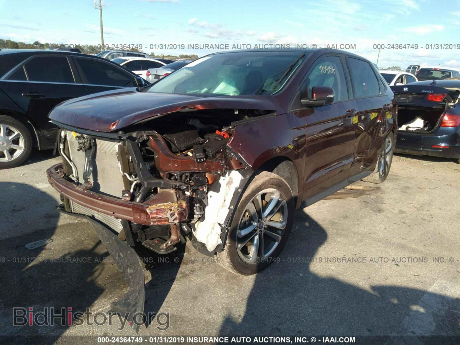 2016 FORD EDGE - VIN: 2FMPK4APXGBB02809 - Фото 2