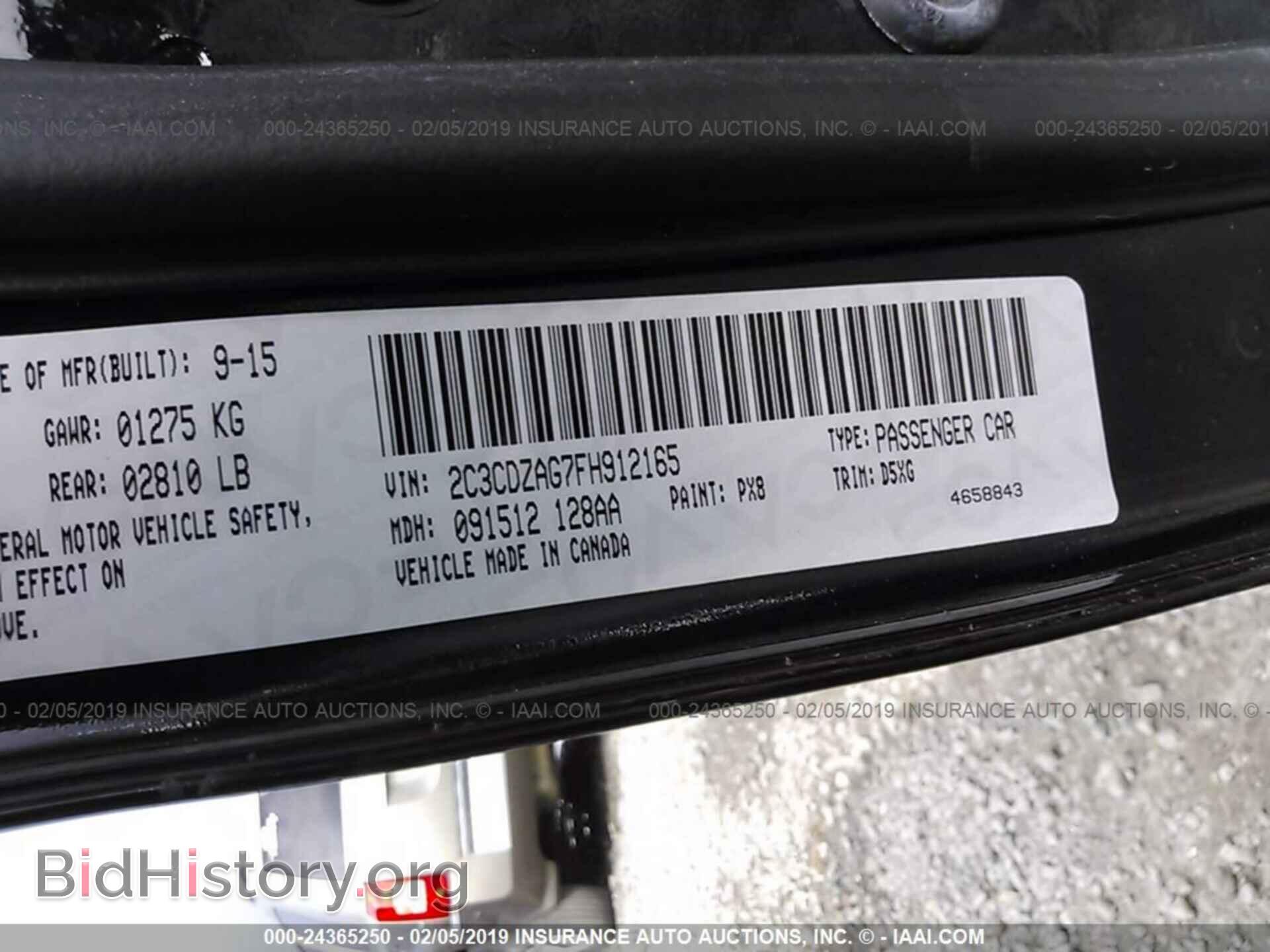 2015 DODGE CHALLENGER - VIN: 2C3CDZAG7FH912165 - Photo 9