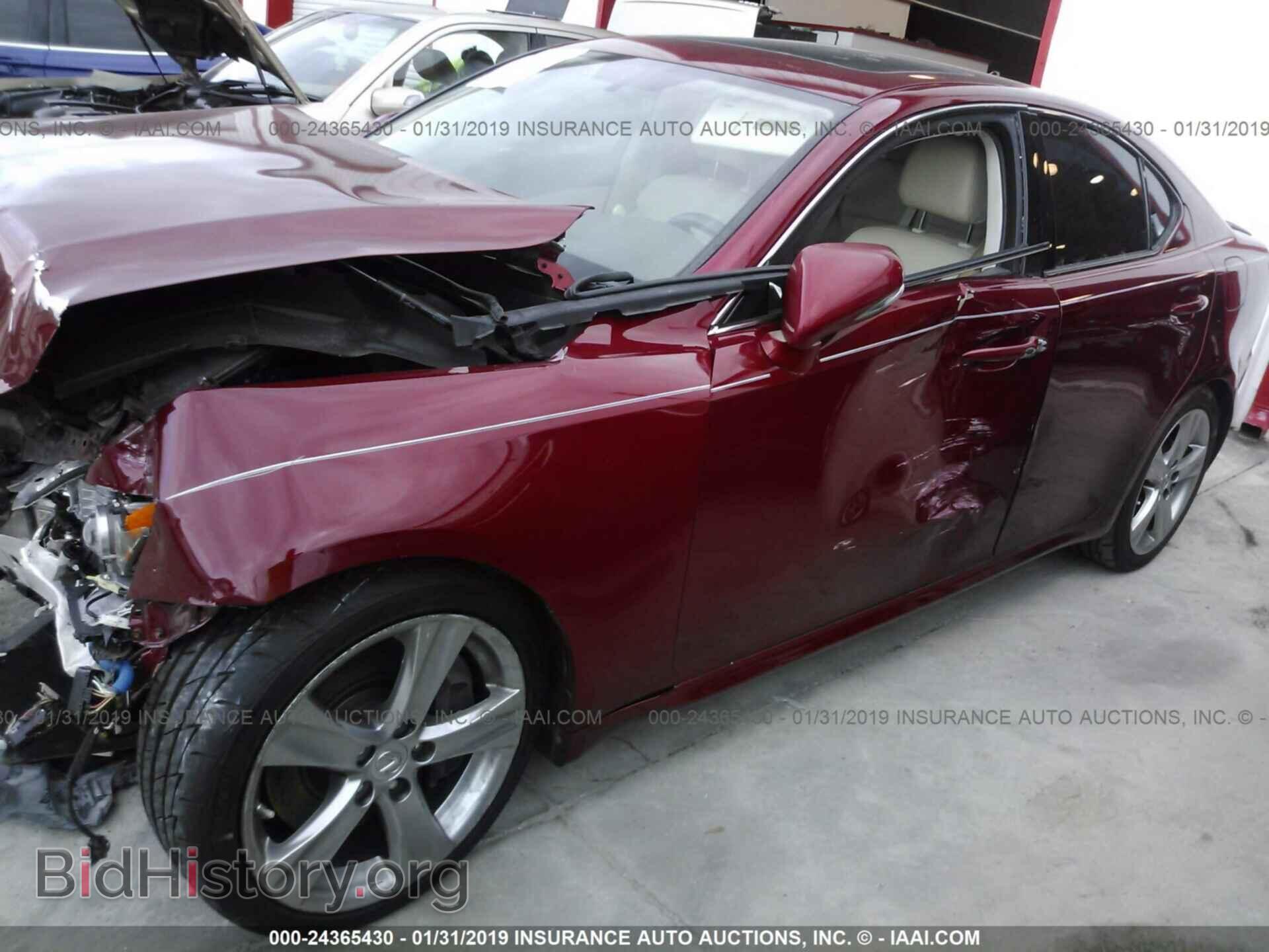 2011 LEXUS IS - VIN: JTHBE5C23B5027296 - Фото 2