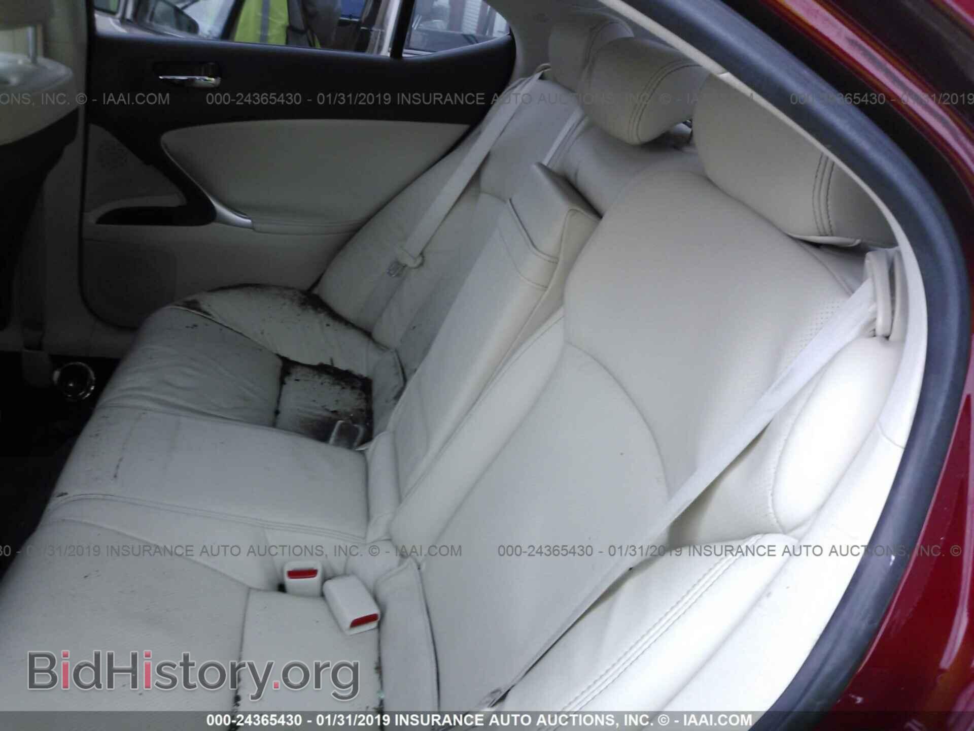 2011 LEXUS IS - VIN: JTHBE5C23B5027296 - Фото 8