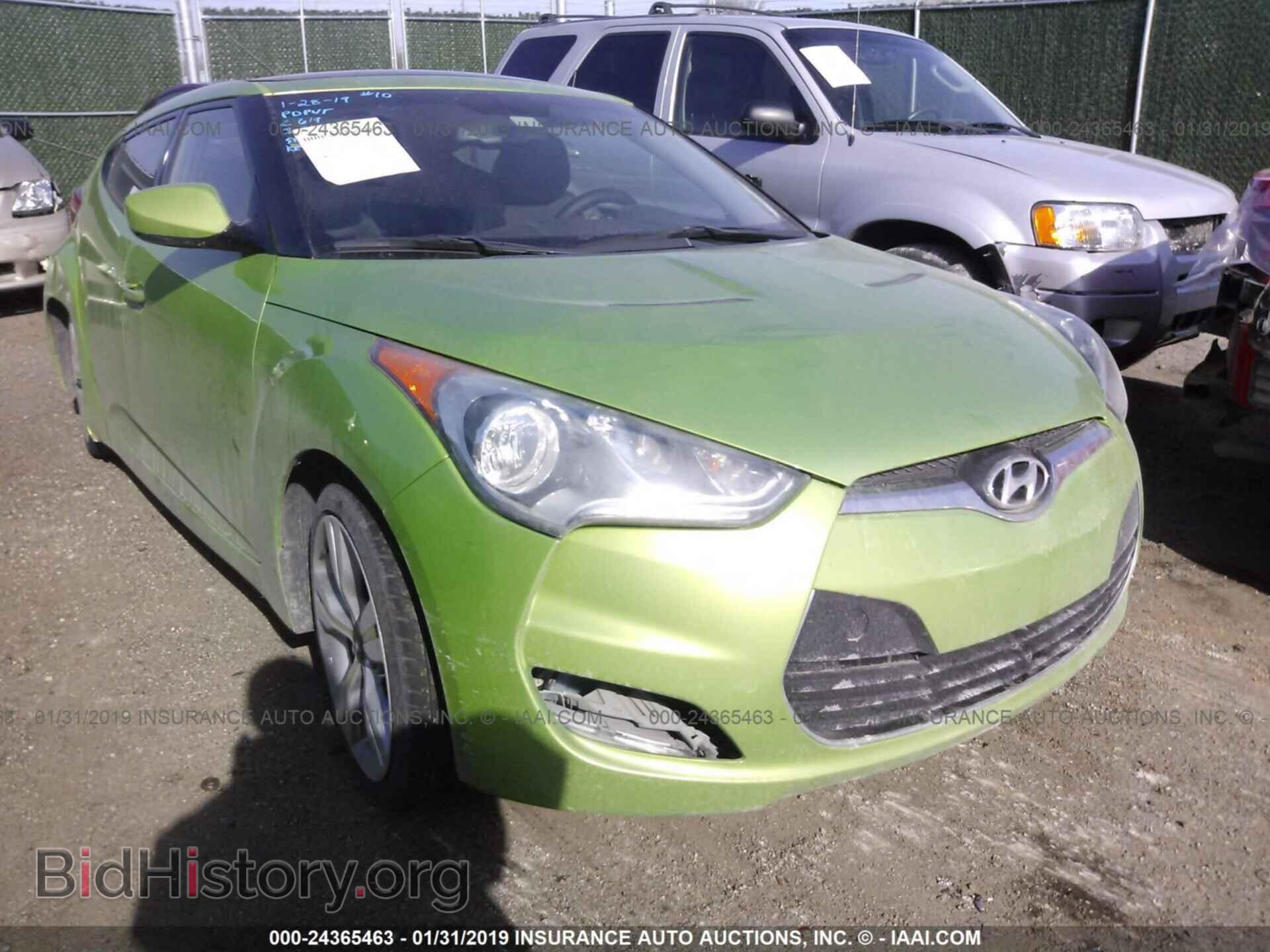 Photo KMHTC6AD1CU031680 - HYUNDAI VELOSTER 2012