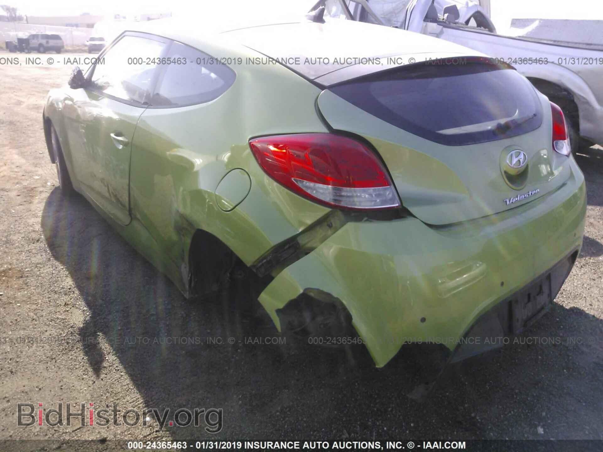 2012 HYUNDAI VELOSTER - VIN: KMHTC6AD1CU031680 - Фото 3