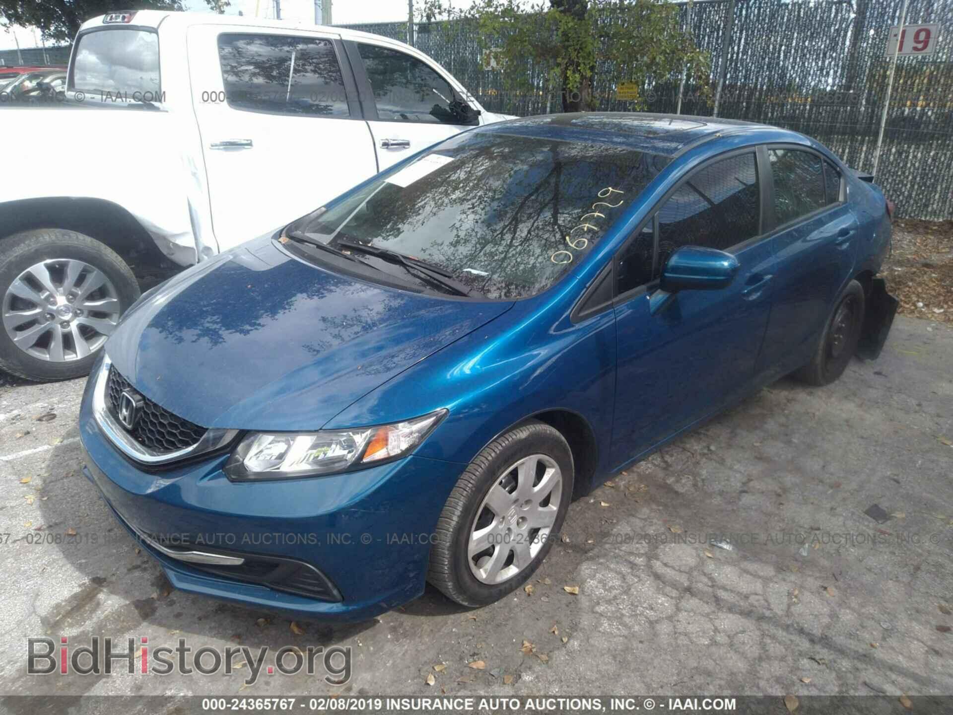 2014 HONDA CIVIC - VIN: 19XFB2F86EE067729 - Фото 2