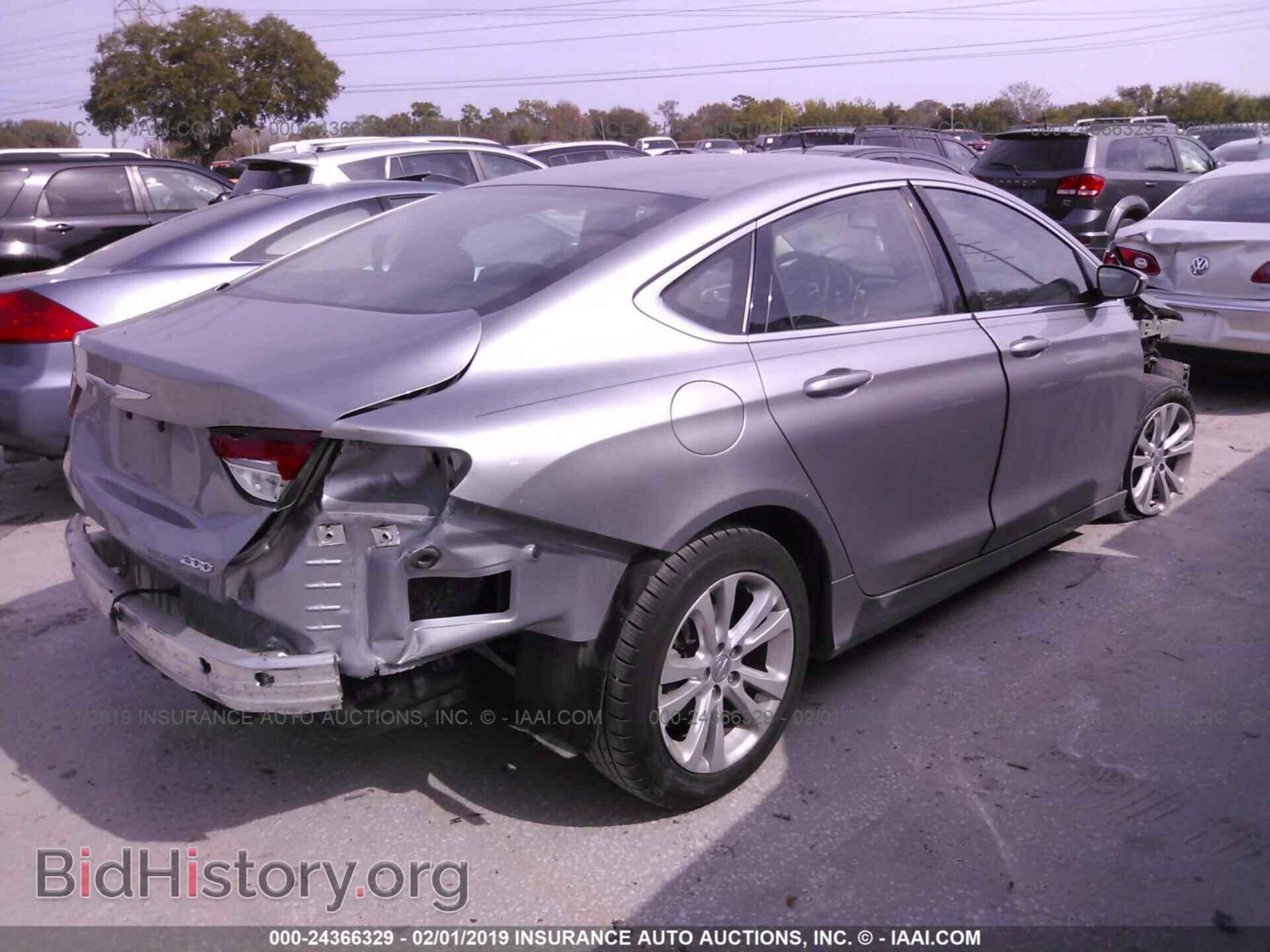 2015 CHRYSLER 200 - VIN: 1C3CCCAB1FN741585 - Фото 4
