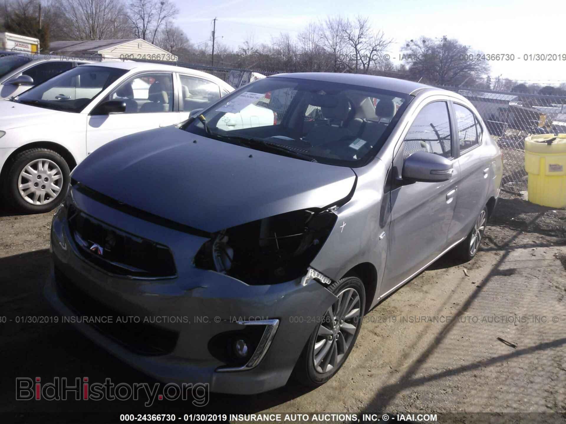 2017 MITSUBISHI MIRAGE - VIN: ML32F4FJ5HHF07283 - Фото 2