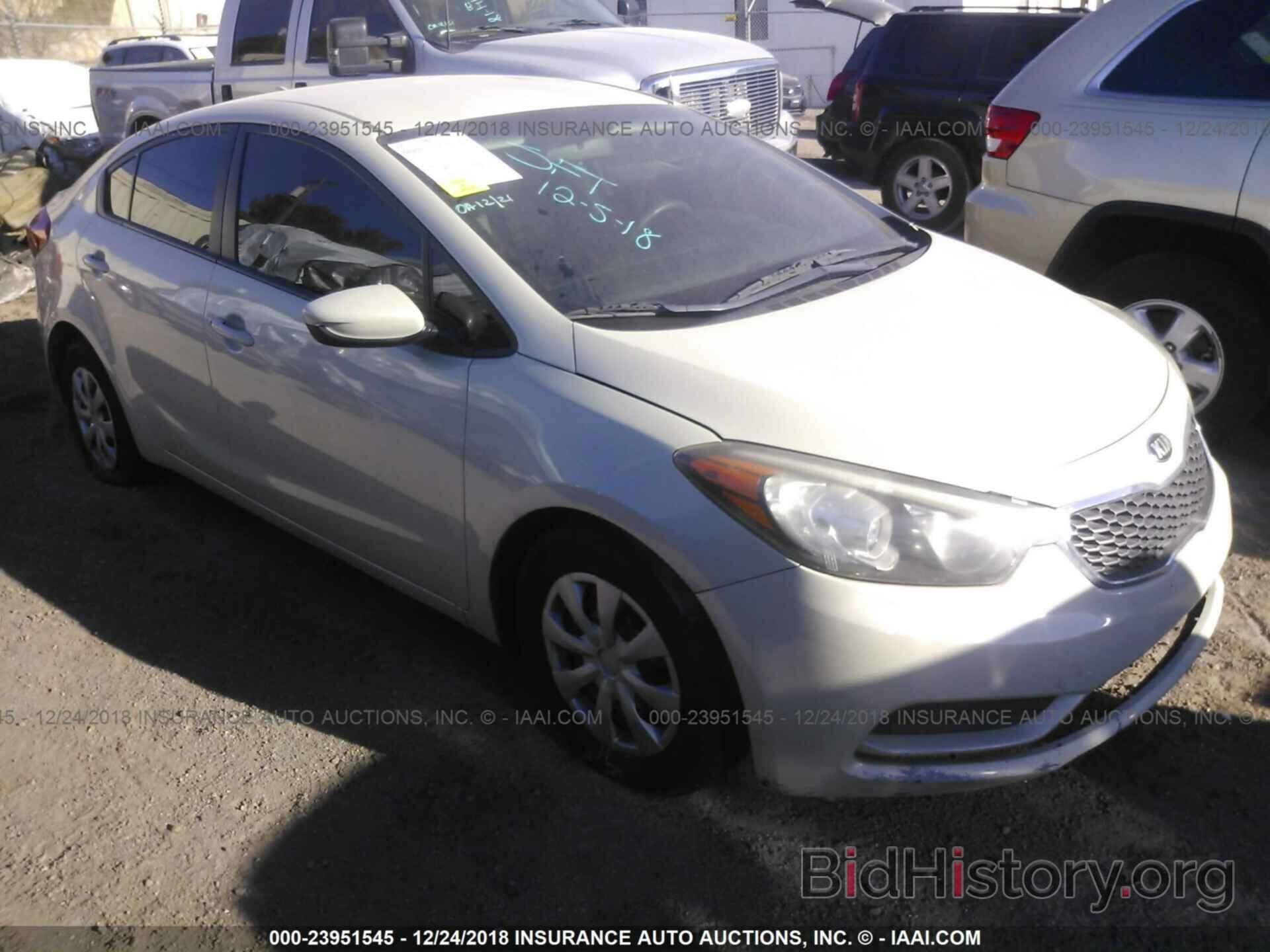 Photo KNAFK4A61F5256252 - KIA FORTE 2015