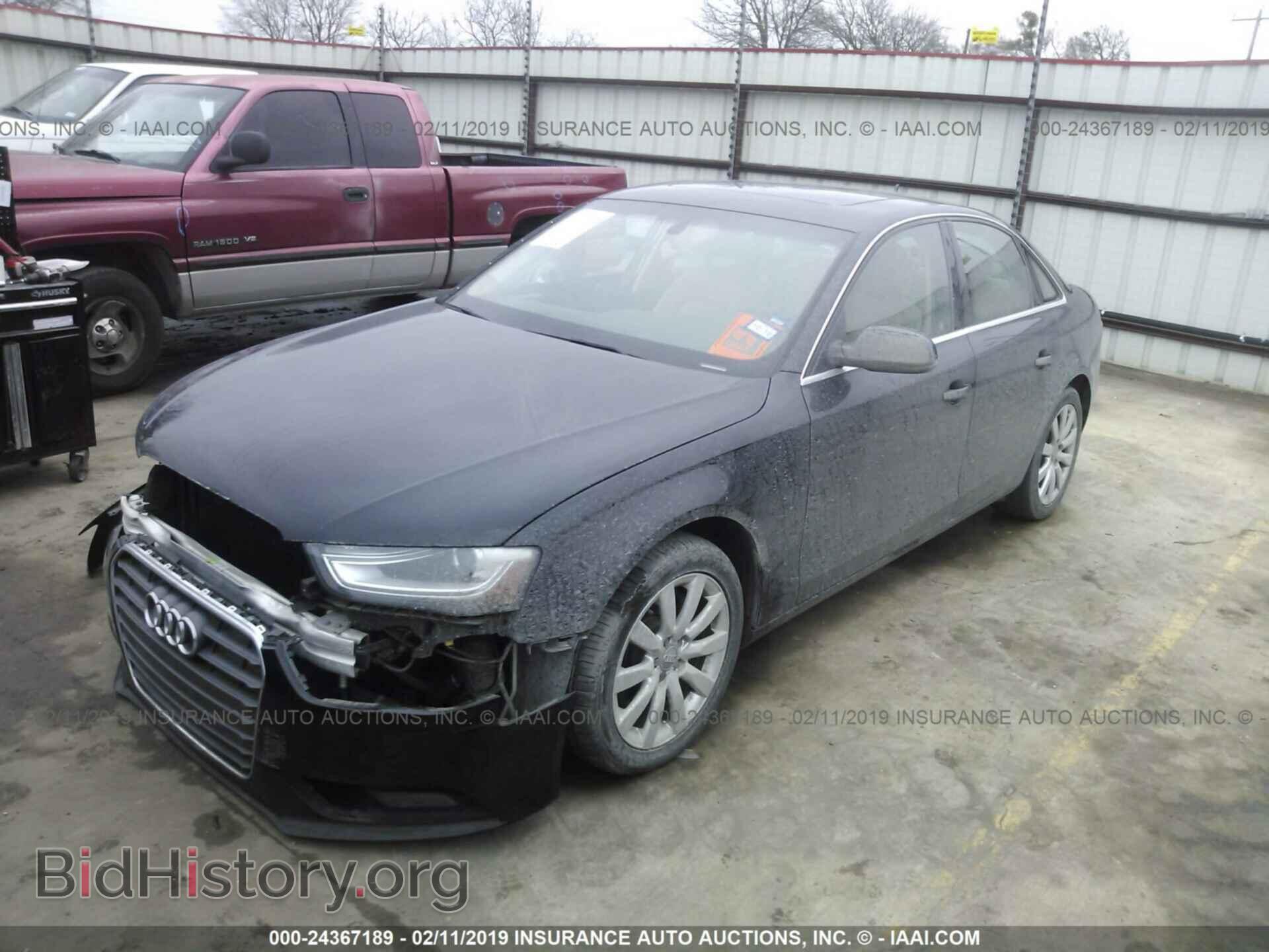 2013 AUDI A4 - VIN: WAUAFAFLXDA109184 - Фото 2