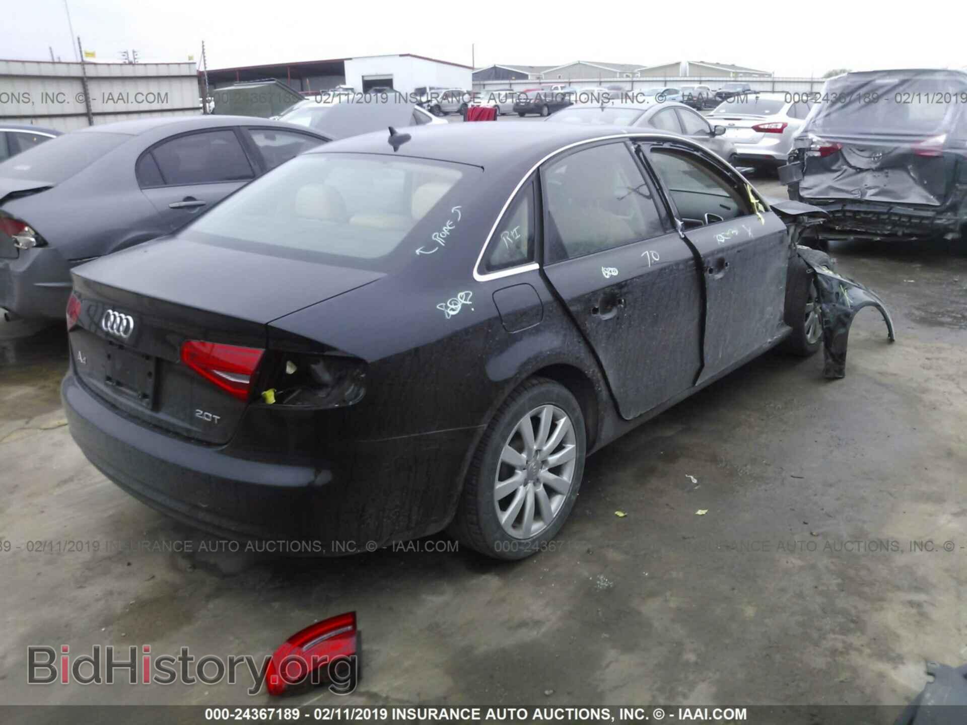2013 AUDI A4 - VIN: WAUAFAFLXDA109184 - Фото 4