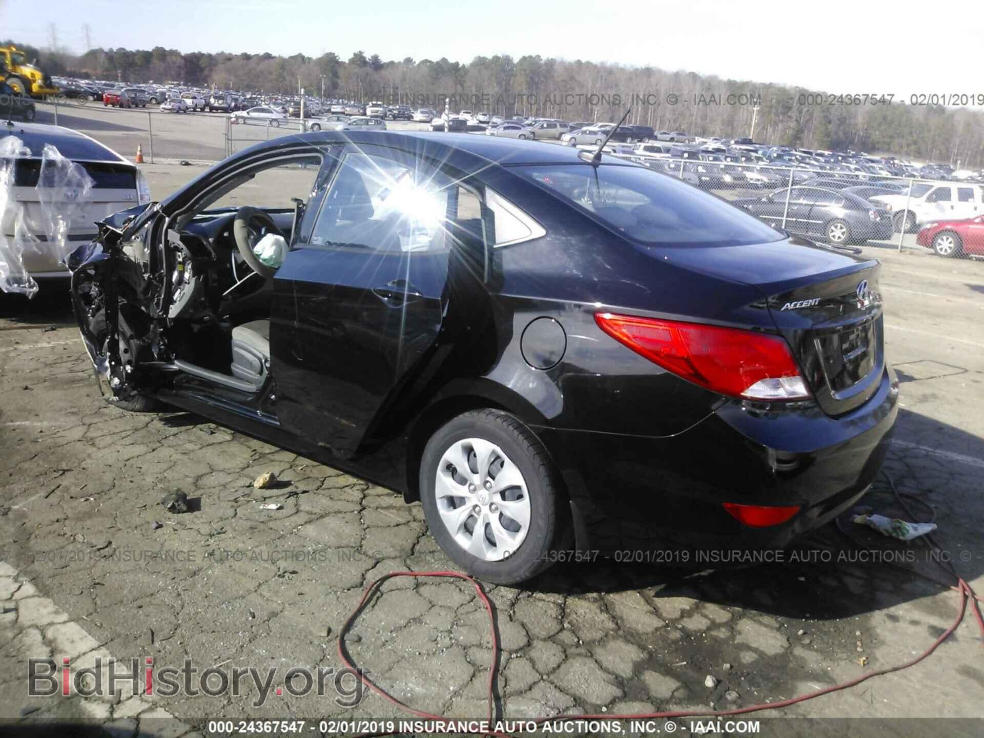 2016 HYUNDAI ACCENT - VIN: KMHCT4AEXGU055415 - Фото 3