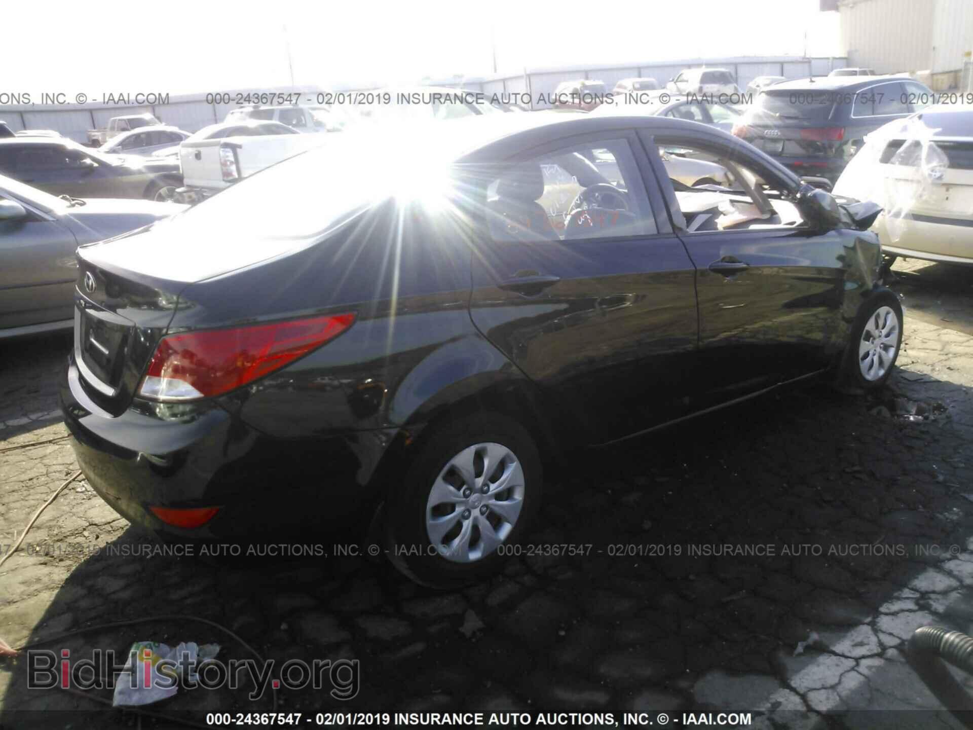 2016 HYUNDAI ACCENT - VIN: KMHCT4AEXGU055415 - Фото 4