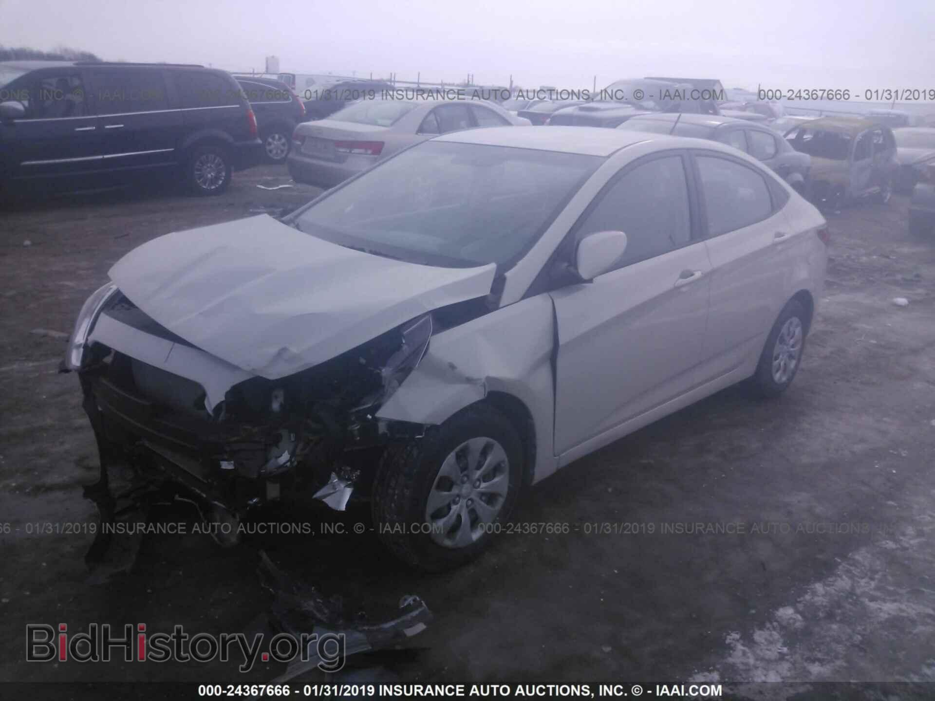 2016 HYUNDAI ACCENT - VIN: KMHCT4AE5GU036092 - Фото 2