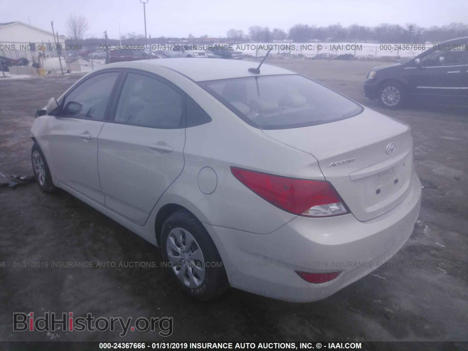 2016 HYUNDAI ACCENT - VIN: KMHCT4AE5GU036092 - Фото 3