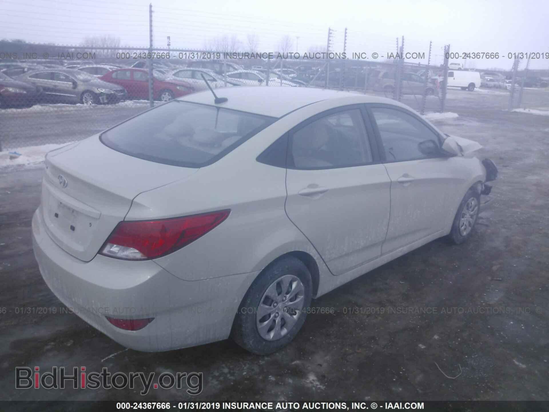 2016 HYUNDAI ACCENT - VIN: KMHCT4AE5GU036092 - Фото 4