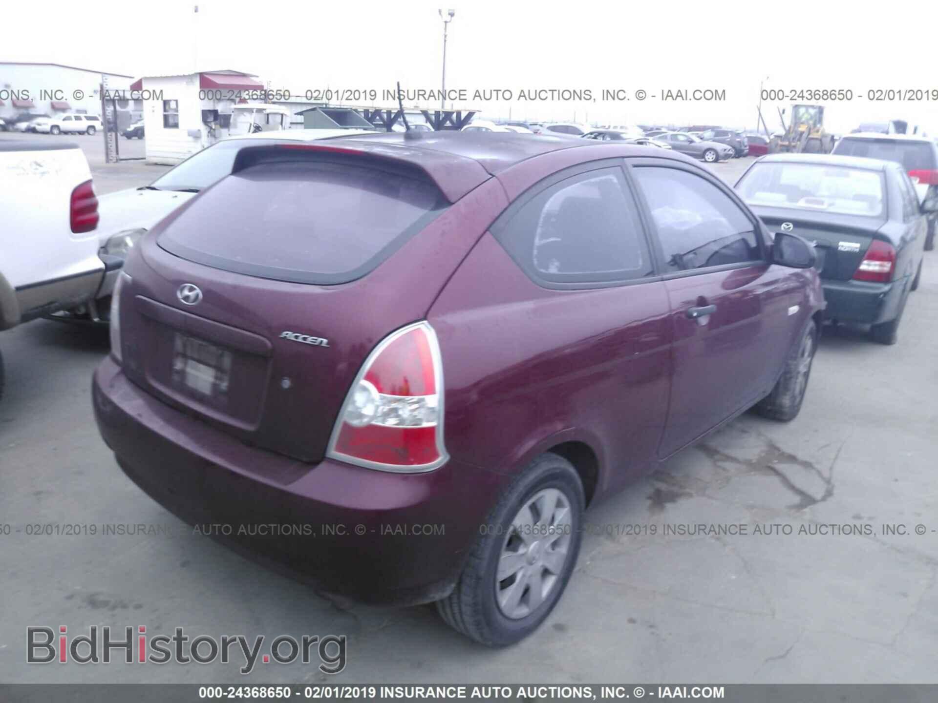 2007 HYUNDAI ACCENT - VIN: KMHCM36C47U024403 - Фото 4