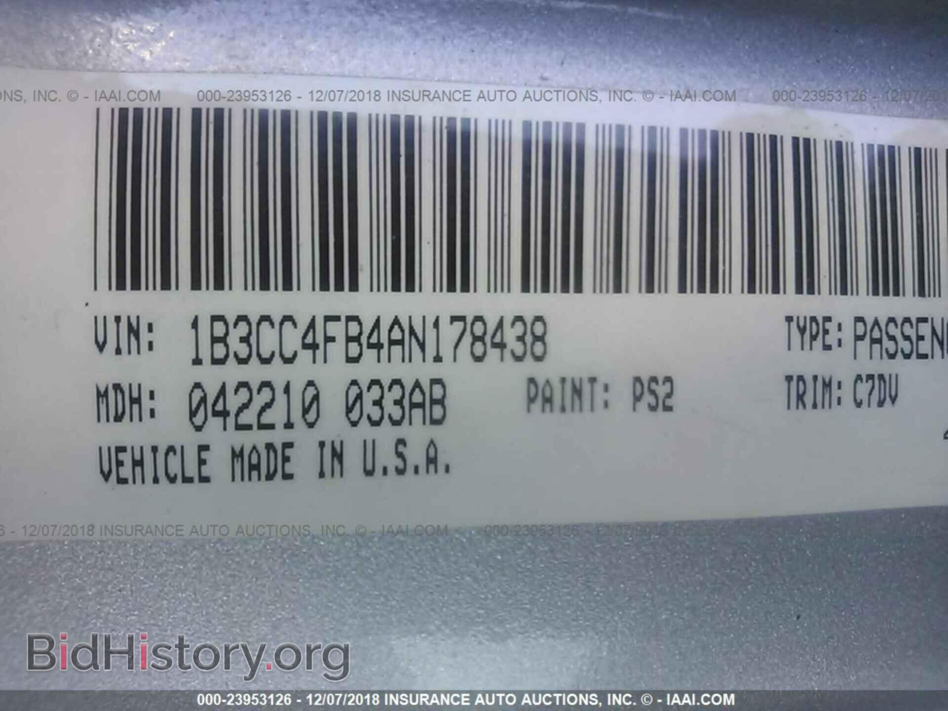2010 DODGE AVENGER - VIN: 1B3CC4FB4AN178438 - Photo 9