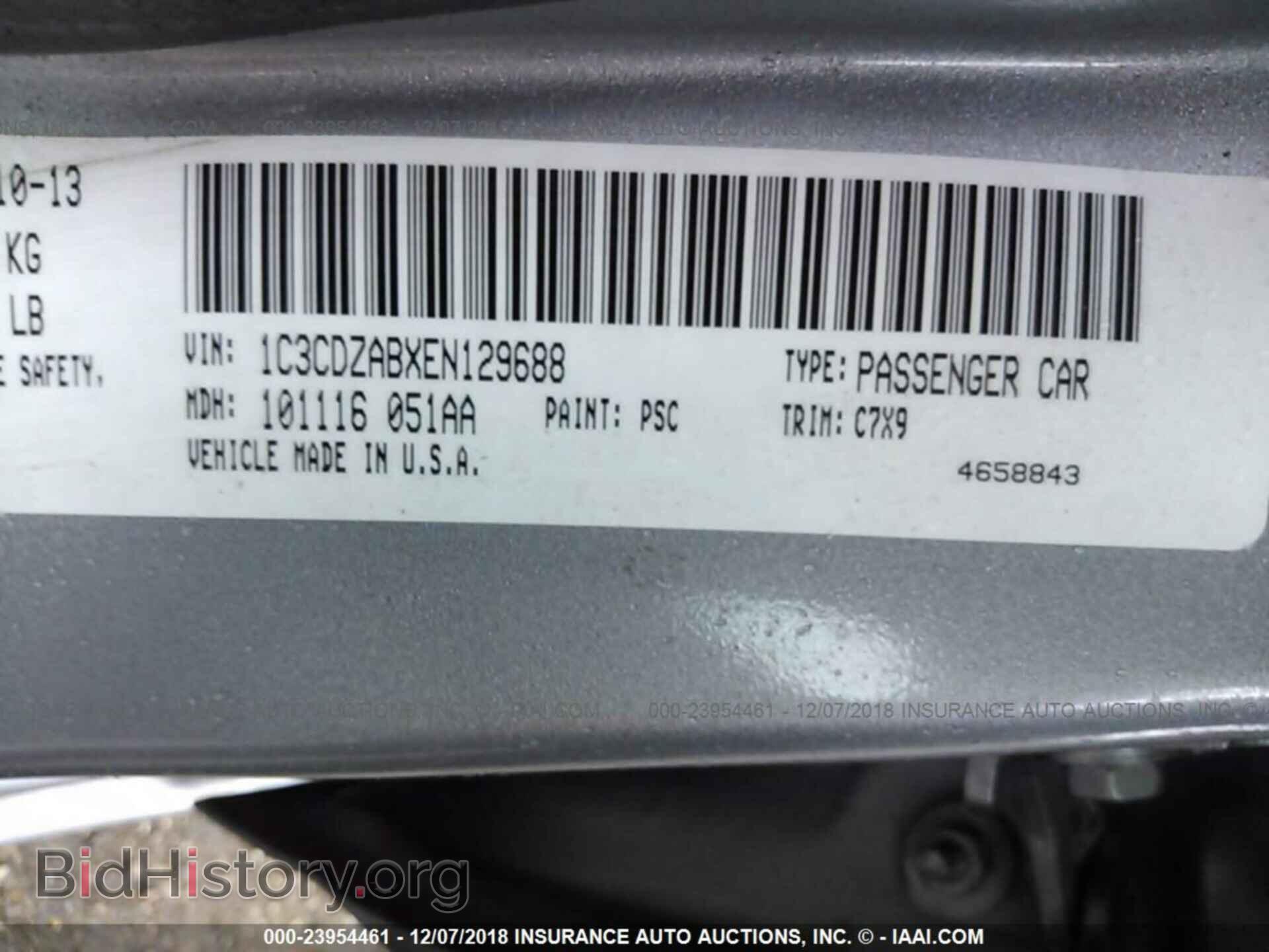 2014 DODGE AVENGER - VIN: 1C3CDZABXEN129688 - Photo 9