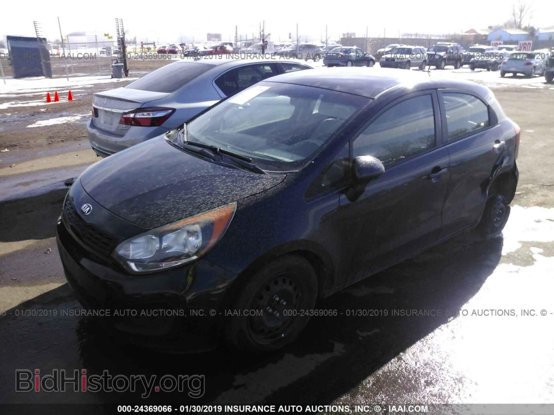 2013 KIA RIO - VIN: KNADM5A31D6169424 - Фото 2
