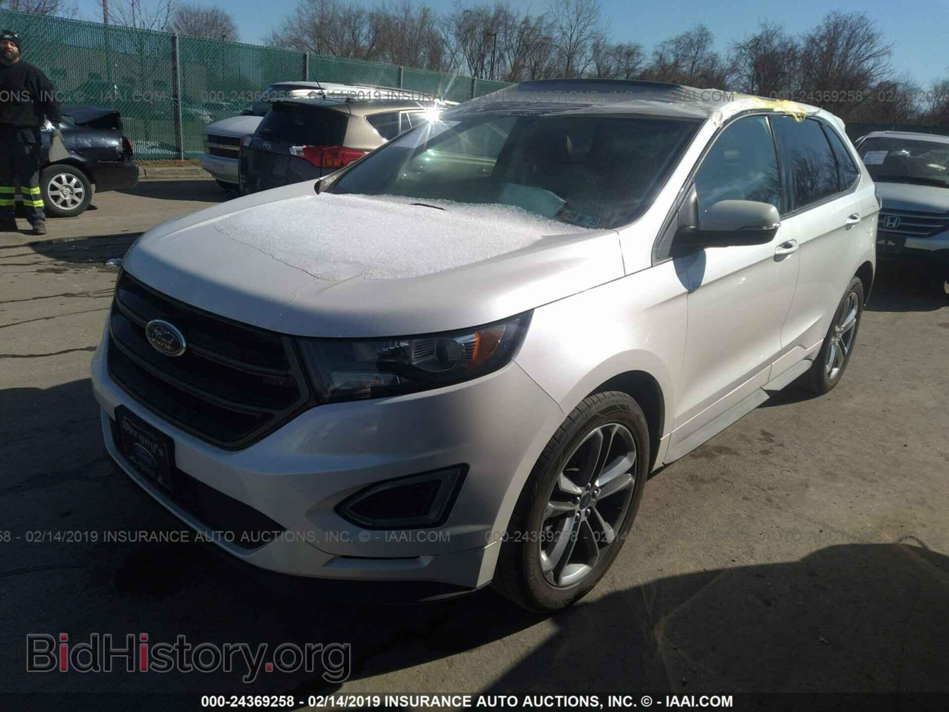 2015 FORD EDGE - VIN: 2FMTK4AP8FBB99277 - Фото 2