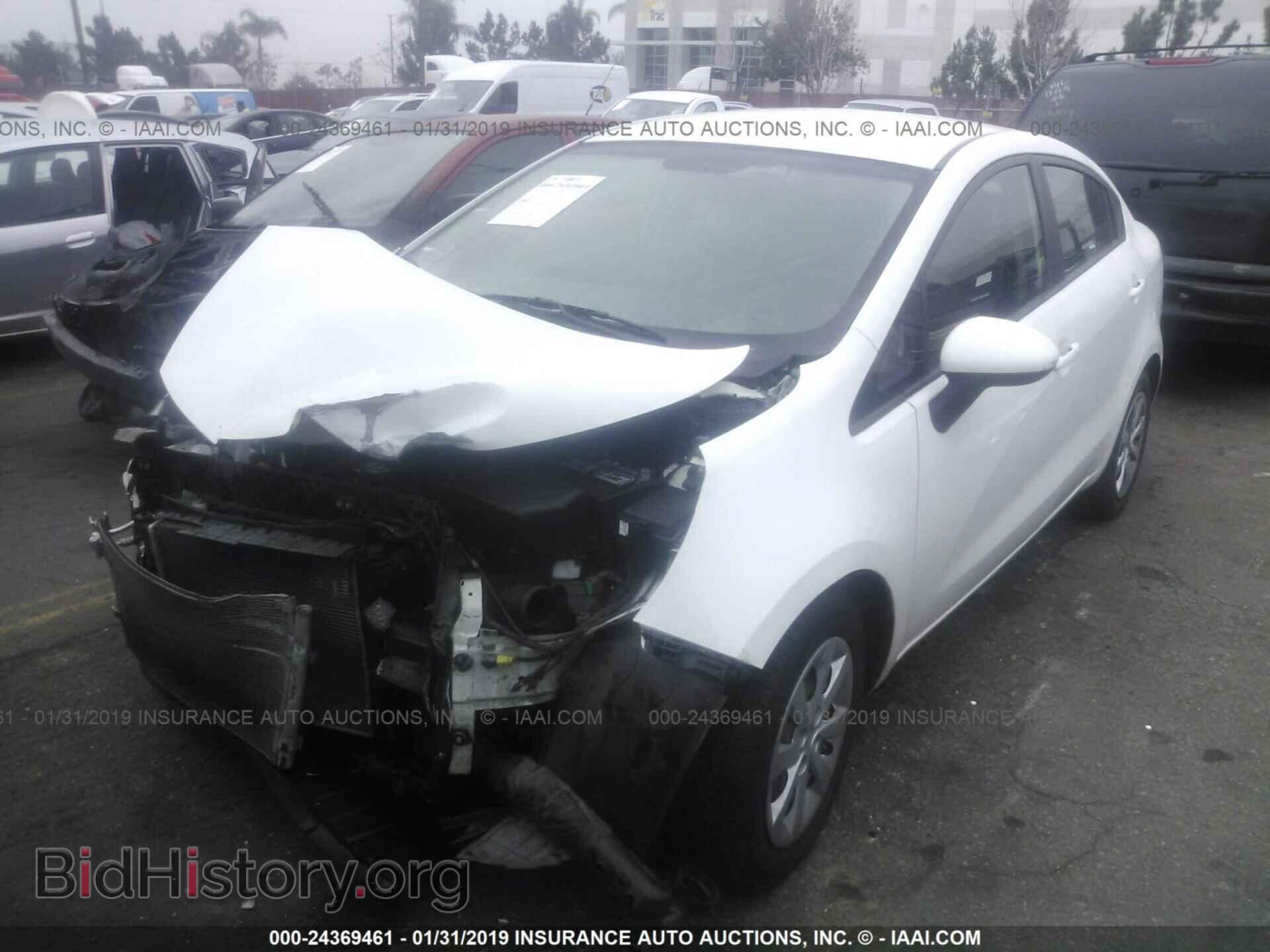 2012 KIA RIO - VIN: KNADM4A31C6088612 - Фото 2