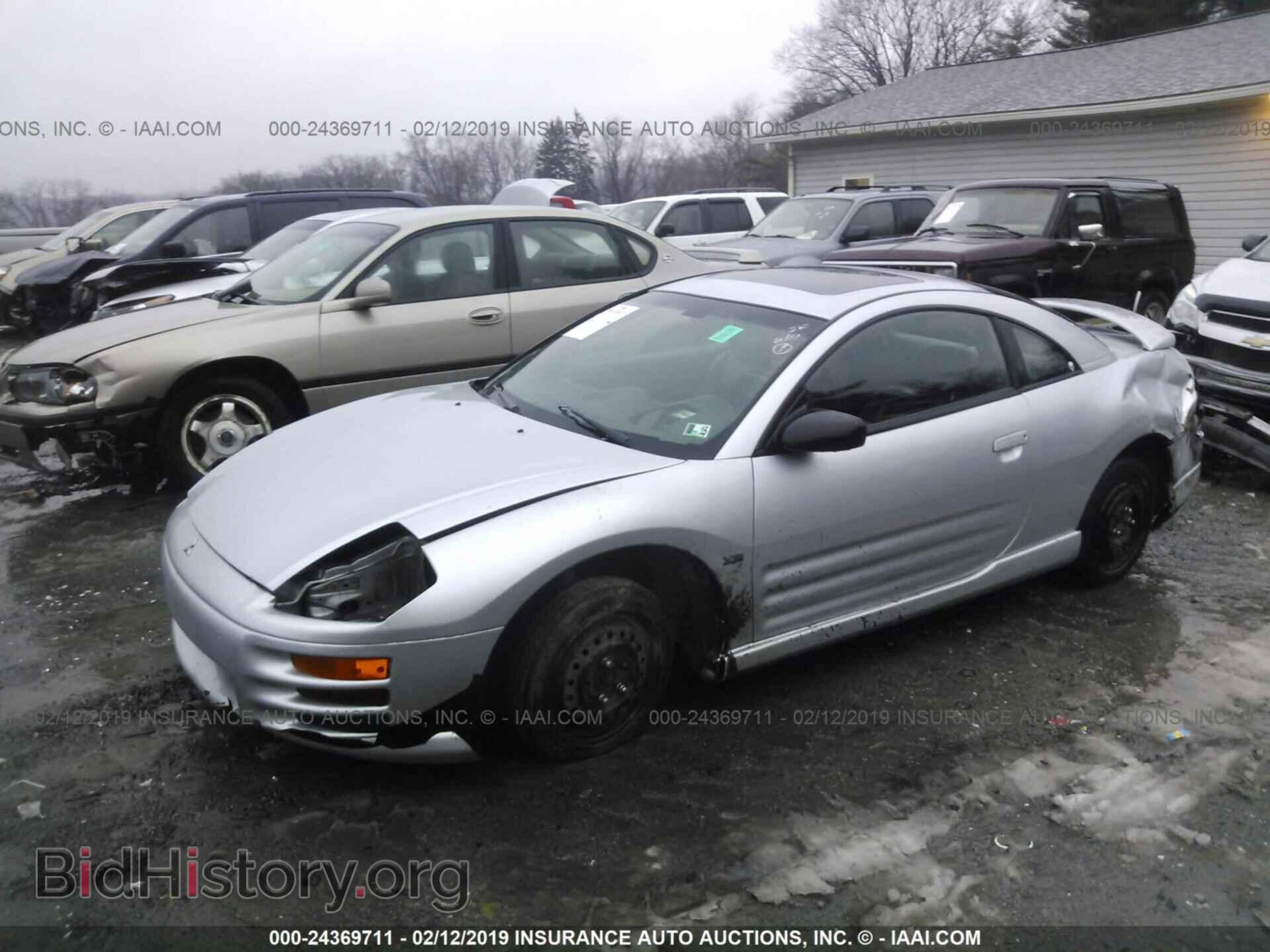 2002 MITSUBISHI ECLIPSE - VIN: 4A3AC54H62E003500 - Фото 2