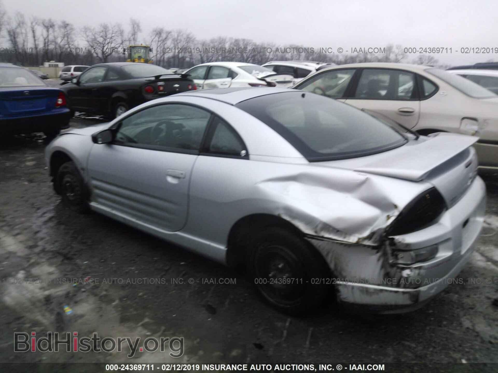 2002 MITSUBISHI ECLIPSE - VIN: 4A3AC54H62E003500 - Фото 3