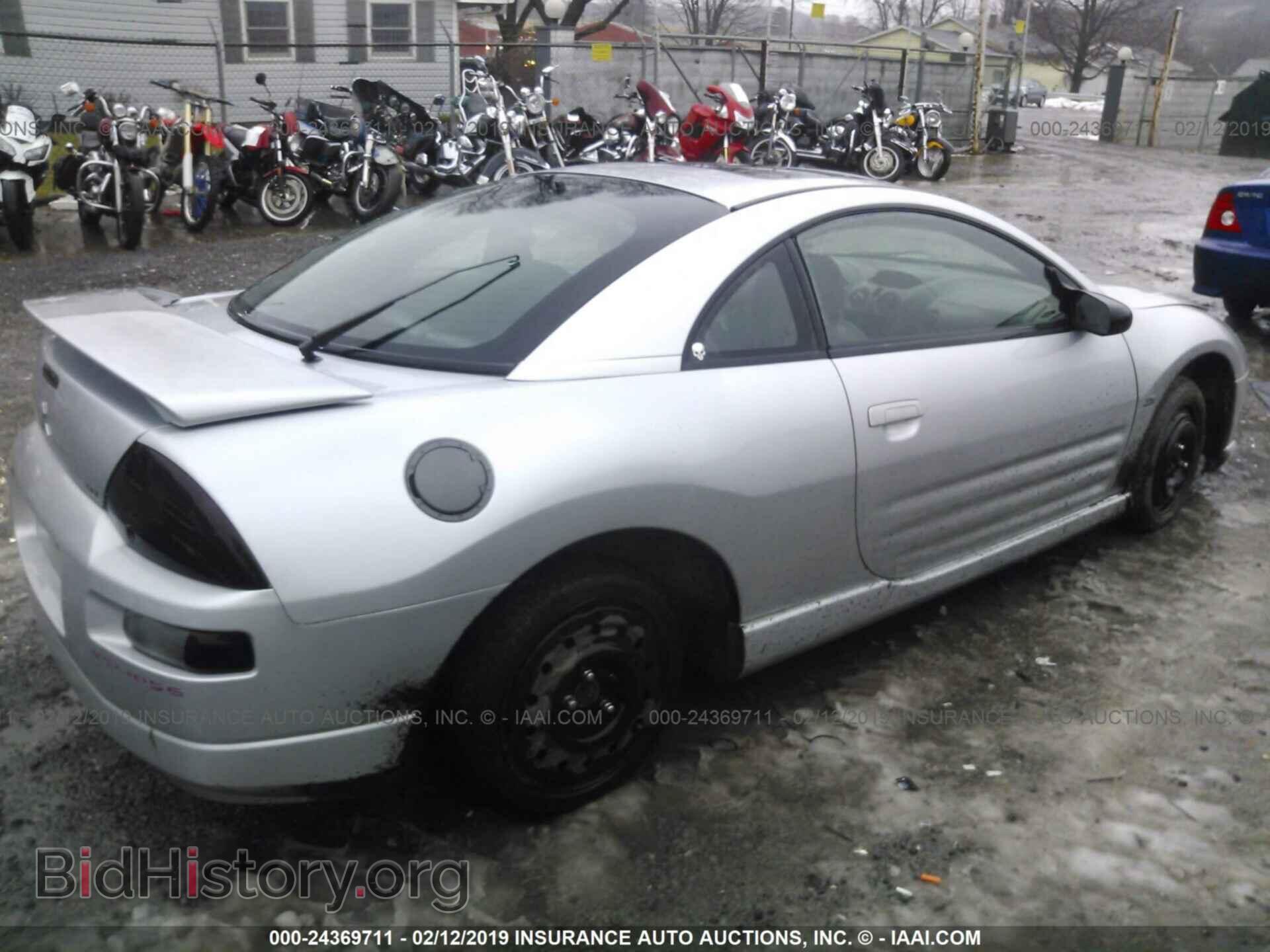 2002 MITSUBISHI ECLIPSE - VIN: 4A3AC54H62E003500 - Фото 4