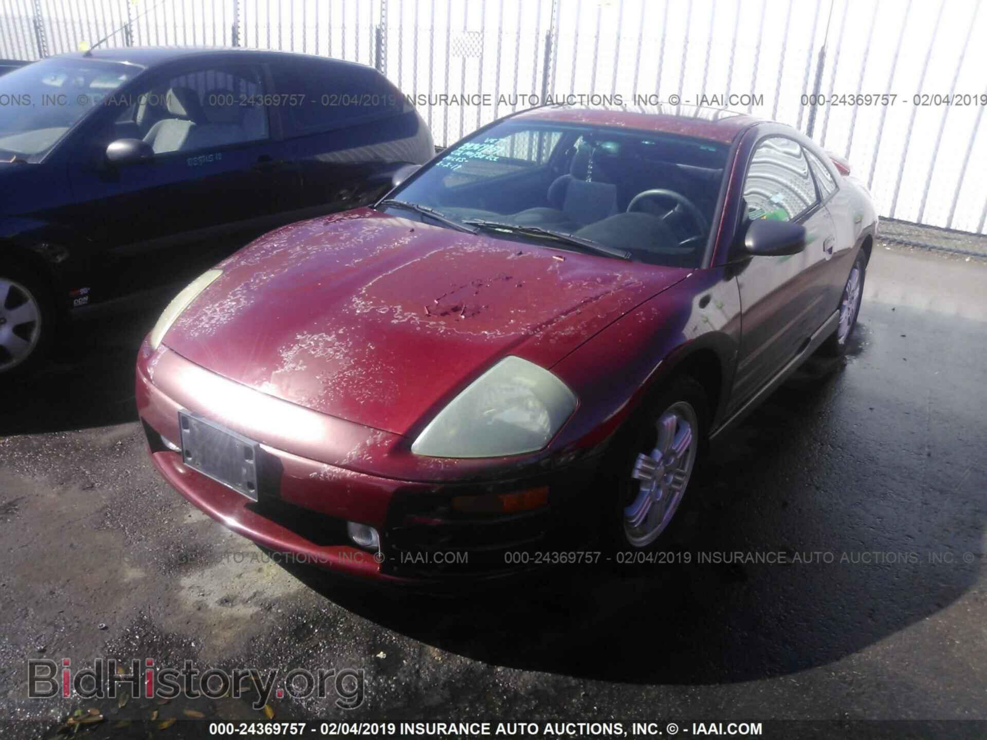 2002 MITSUBISHI ECLIPSE - VIN: 4A3AC84H72E072763 - Фото 2