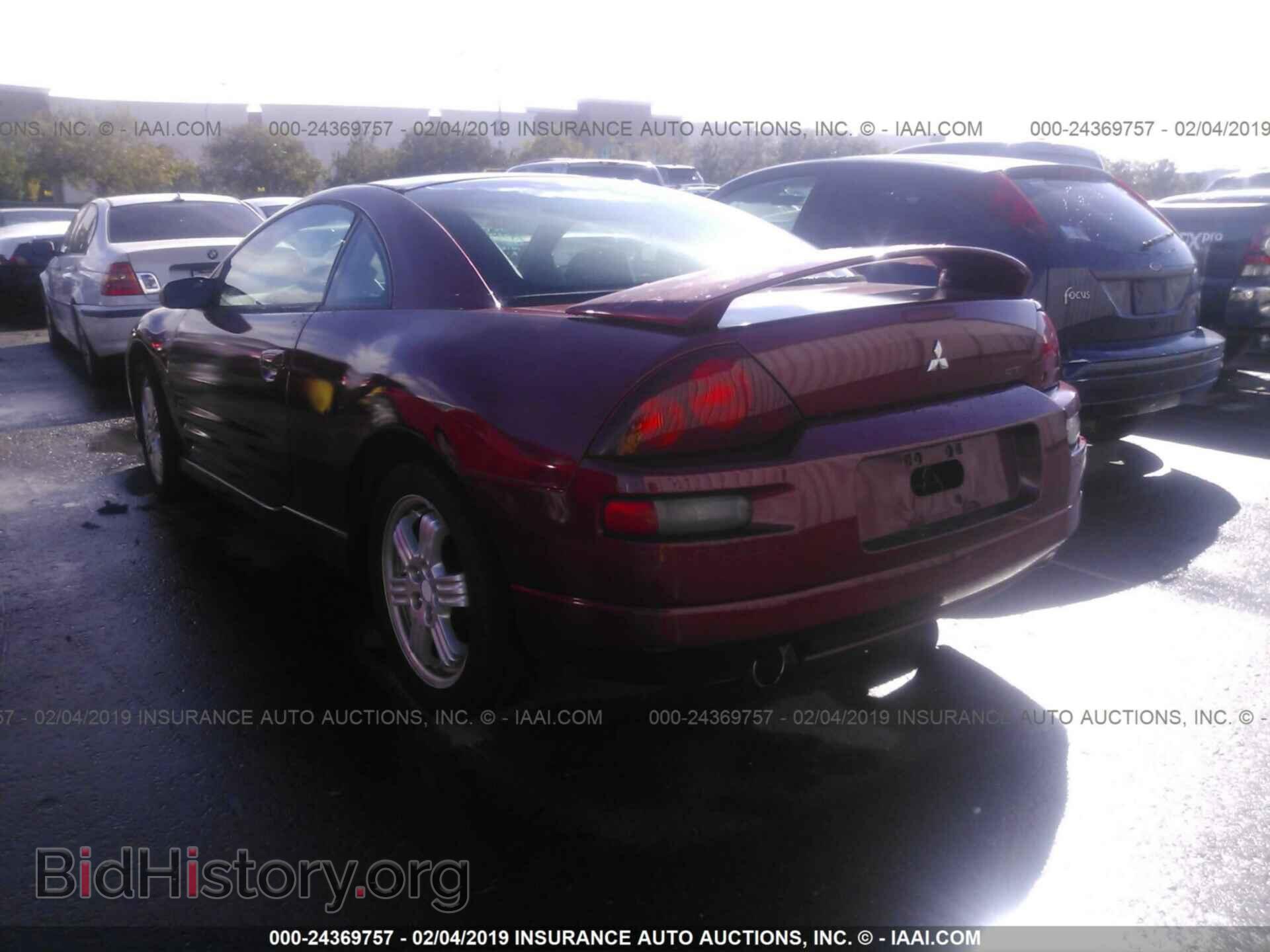 2002 MITSUBISHI ECLIPSE - VIN: 4A3AC84H72E072763 - Фото 3