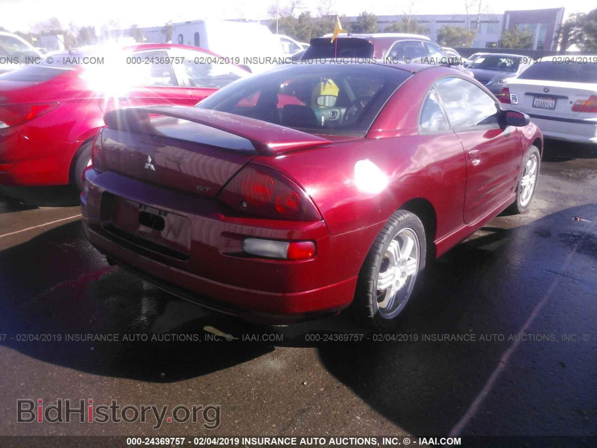 2002 MITSUBISHI ECLIPSE - VIN: 4A3AC84H72E072763 - Фото 4