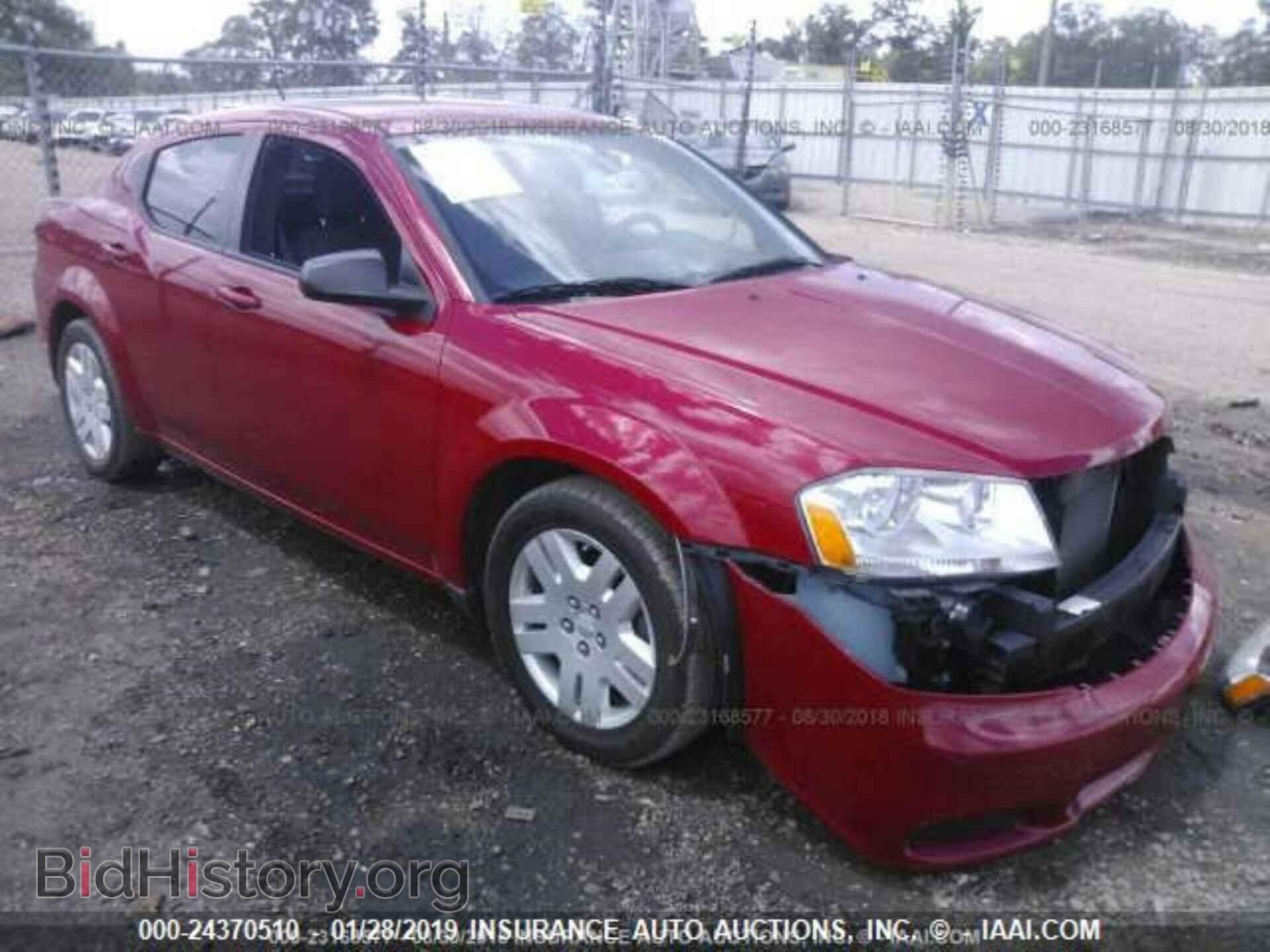 Photo 1C3CDZAB8DN556057 - DODGE AVENGER 2013