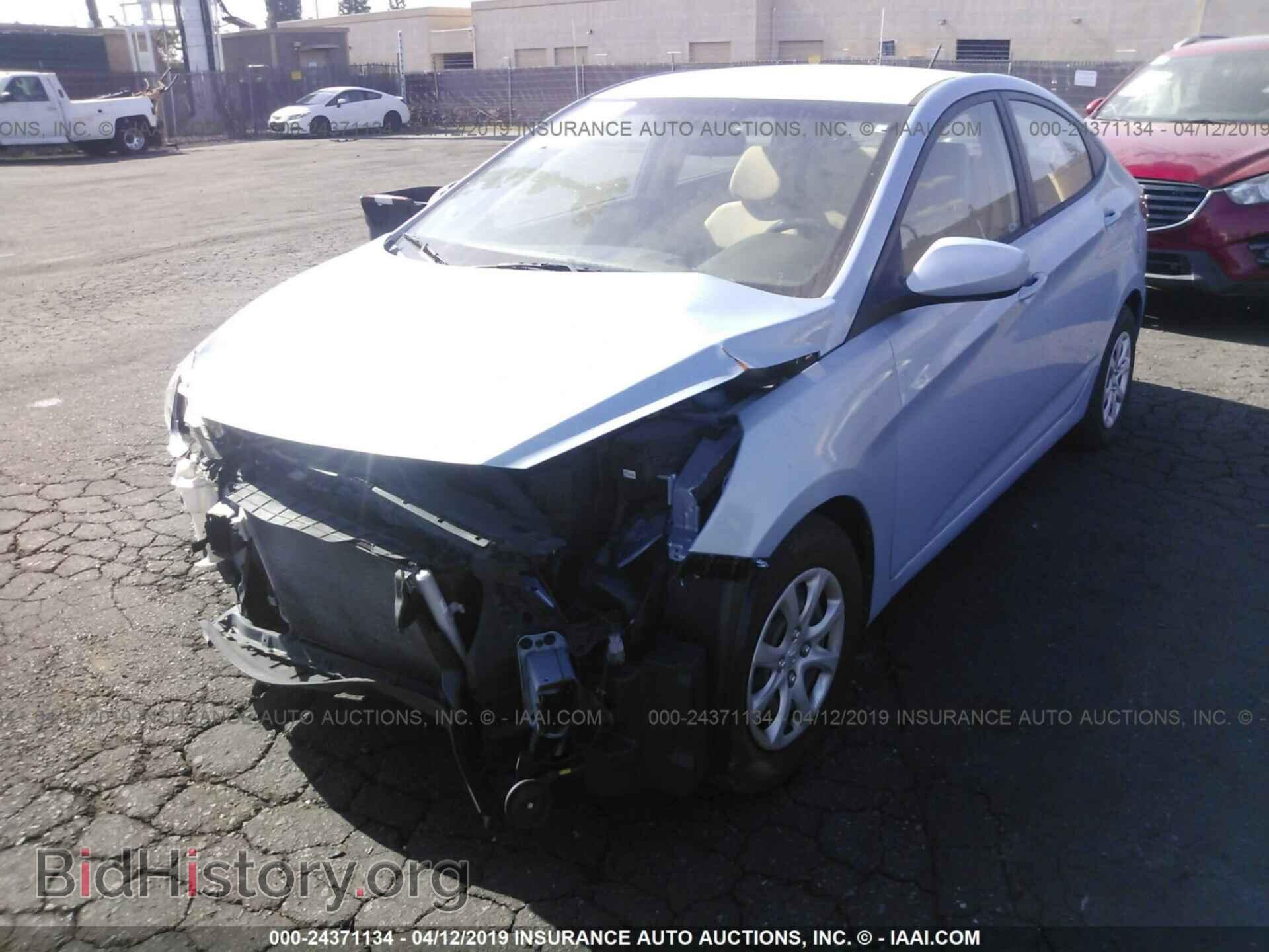 2014 HYUNDAI ACCENT - VIN: KMHCT4AE2EU712799 - Фото 2
