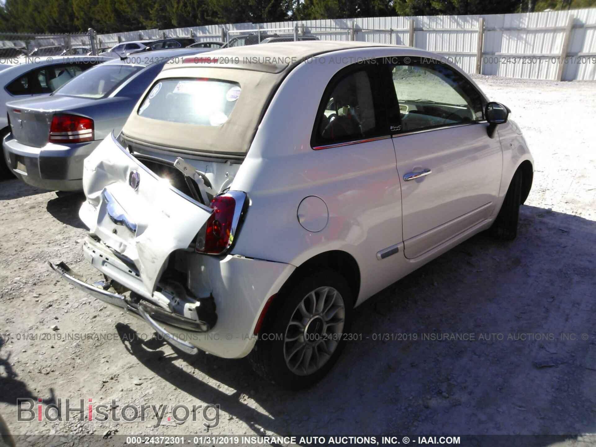 2012 FIAT 500 - VIN: 3C3CFFER4CT196459 - Photo 4