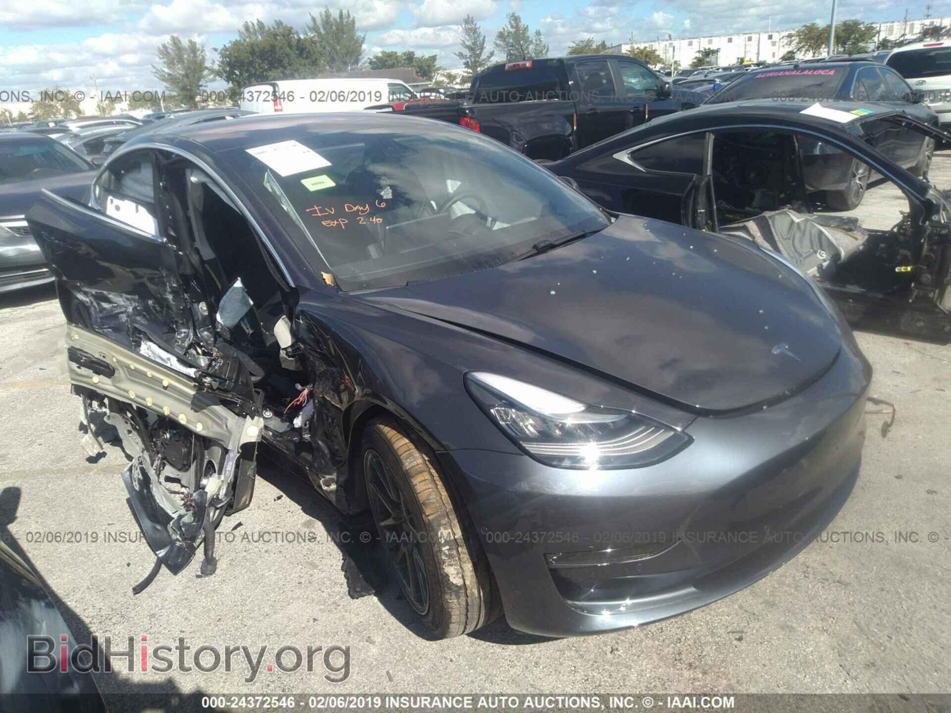 Photo 5YJ3E1EA8JF036589 - TESLA MODEL 3 2018